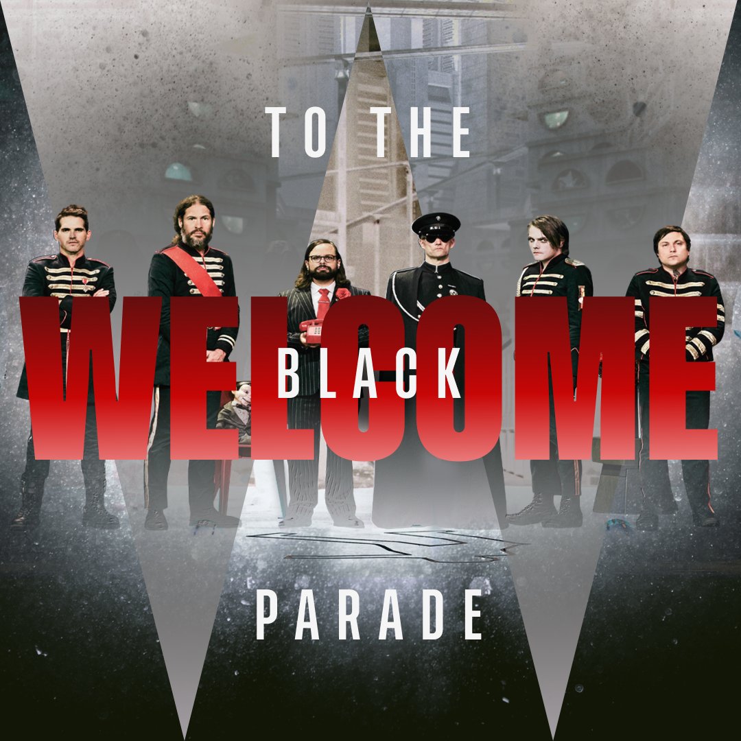 wembleystadium's tweet photo. This is where it begins 🖤  The Black Parade marches into our house tonight. https://t.co/SToAdu0HHK