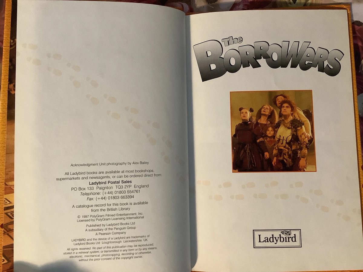 WatsonsVintage's tweet photo. Vintage 1997 Disney's 'The Borrowers' Hardback Collectable Ladybird Book - Childhood Nostalgia - Book Of The Film - Nostalgic Birthday Gift https://t.co/GU7or3h69r via @Etsy #VintageBooks #LadybirdBooks #TheBorrowers #WaltDisney #1997Gift #90snostalgia https://t.co/baP88QlsHR