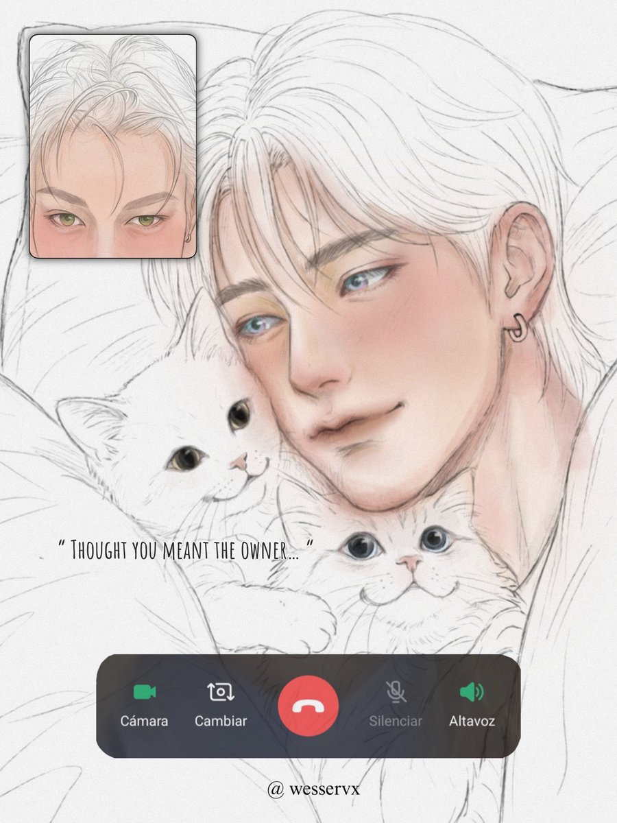 wesservx's tweet photo. Both using the cat as an excuse 
#TingMeen #KratingMeen https://t.co/VRlBaOFJv6