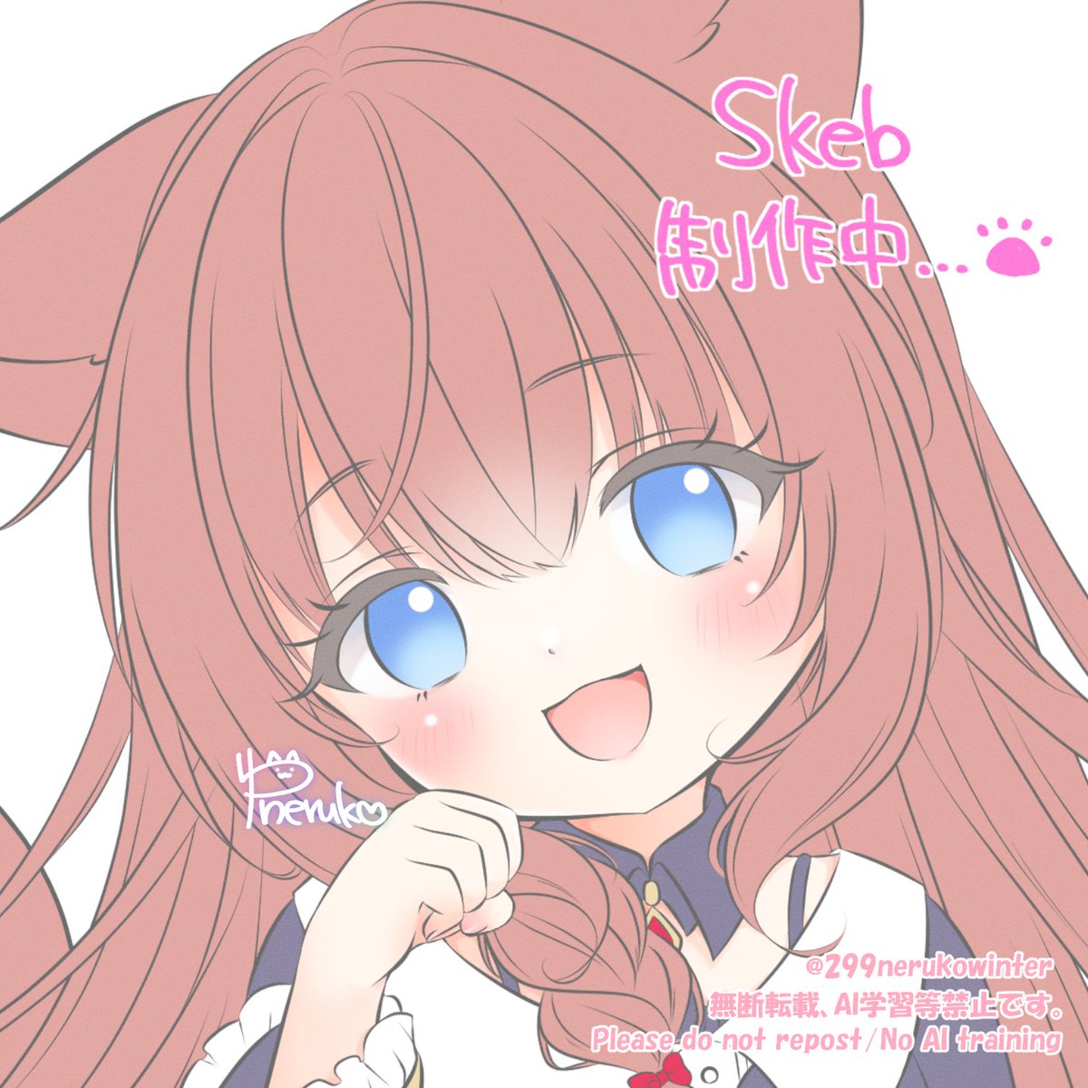 オーダー用猫ちゃん*´꒳`ฅパネルサンプルページ ねこちゃん描いてます*´꒳`ฅ
