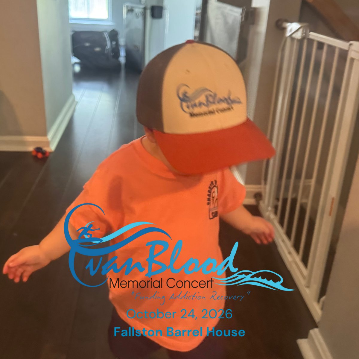 BTFoundation17's tweet photo. Brooks is ready for the Evan Blood Memorial Concert on October 24th. Mark your calendars!

Take note of the new location this year -- Fallston Barrel House. Ticket details will be coming out soon. https://t.co/T8PYf26hbR #BeaKidAgainDay https://t.co/aGZ9wTieYi