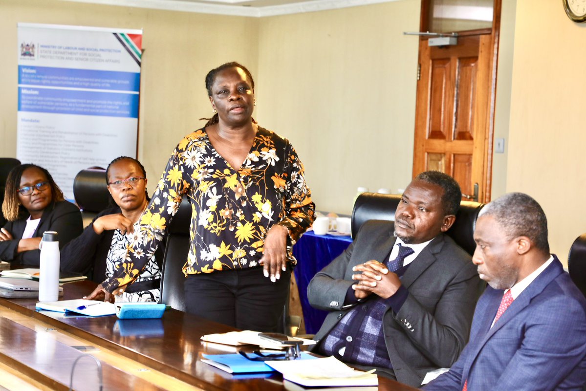 SP_Kenya's tweet photo. 1/5 The State Department for Social Protection and Senior Citizen Affairs today convened a stakeholders' meeting geared towards planning for the Fourth Kenya Social Protection Conference, slated to happen from 29th September to 1st October 2026 in Nairobi. https://t.co/yxvx2r2X6n
