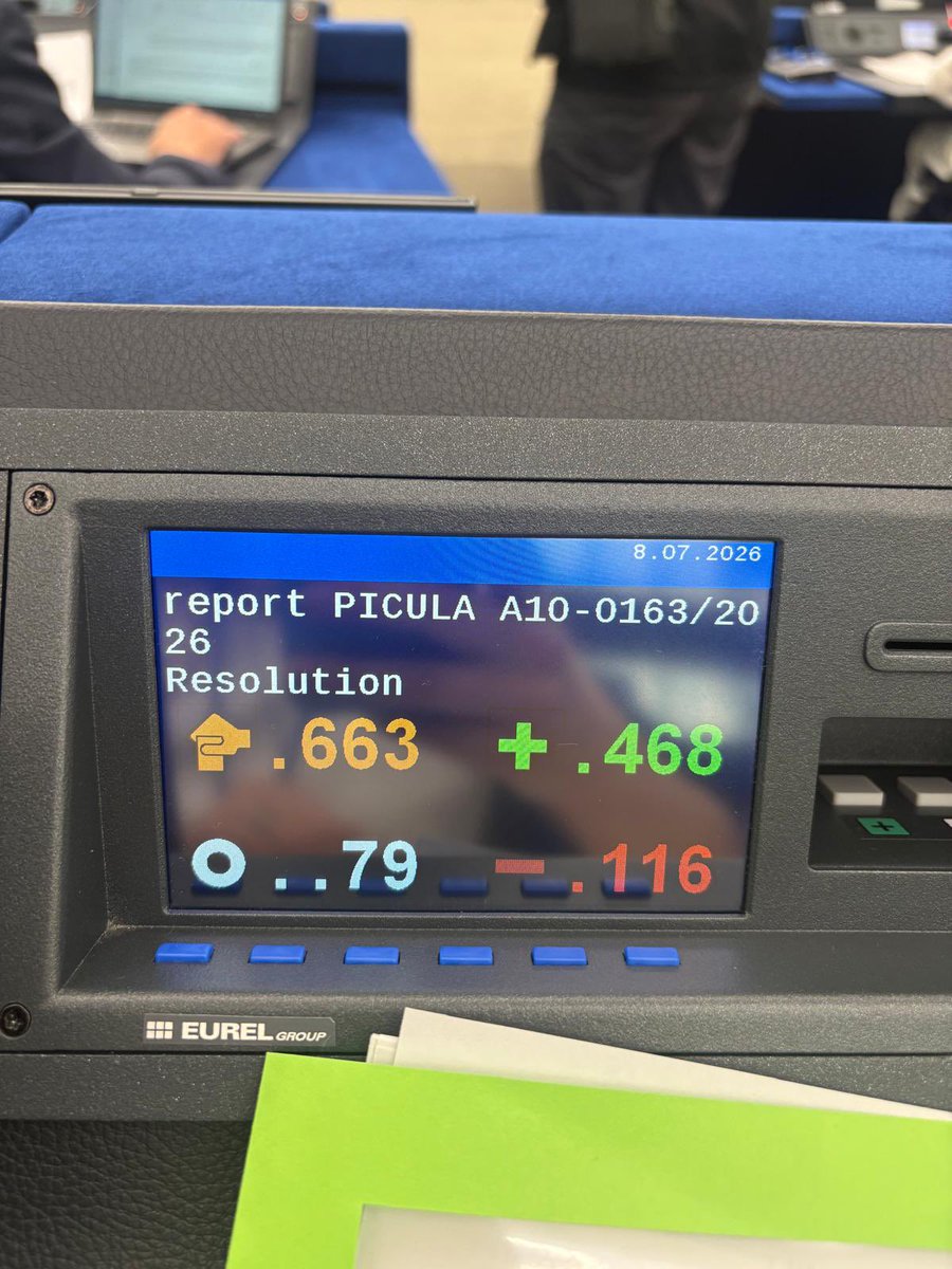 TPicula's tweet photo. Ovogodišnje Izvješće o Srbiji je usvojeno u Europskom parlamentu s 468✅ 116❌ i 79 suzdržanih! 
Zahvaljujem svim kolegama izvjestiteljima u sjeni na doprinosu!
Europski parlament još jednom je potvrdio svoju predanost politici proširenja temeljenu na poštivanju vrijednosti i pravila EU. Srbija je najveća zemlja na Zapadnom Balkanu, s najvećim kapacitetom za napredak na putu prema članstvu u EU, ali vlast ne smije stvarati nove interne dileme i napetosti u regiji . Otvaranje novih poglavlja mora biti uvjetovano stvarnim reformama i usklađivanjem s vanjskom politikom EU.