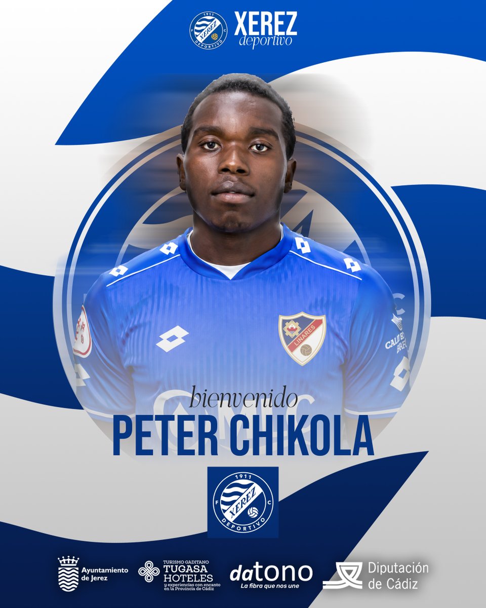 XerezDFC's tweet photo. 𝐎𝐅𝐈𝐂𝐈𝐀𝐋 🔵 | @PChikola, más pólvora para el carril izquierdo

🔹 Procede del @Linares_Dptvo de #SegundaFederación y puede actuar como extremo o carrilero

ℹ️  Más info ➡️ https://t.co/zy8DKas24b https://t.co/kJzeTqFZ5g