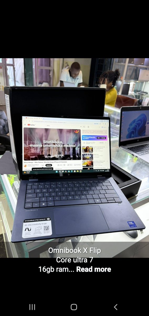 seinttech's tweet photo. HP OmniBook Ultra Flip 14 x360

🏷 Processor: Intel Core Ultra 7 (15th Gen)
🏷 Memory: 16GB RAM
🏷 Storage: 512GB SSD
🏷 Display: 14" Touchscreen x360
🏷 Features: AI Ready| Backlit Keyboard| Fingerprint✅️
🏷 Condition: Mint Condition

💰 KES 130,000

📞 0796 005912
📍 Eldoret https://t.co/exwsN3Fako