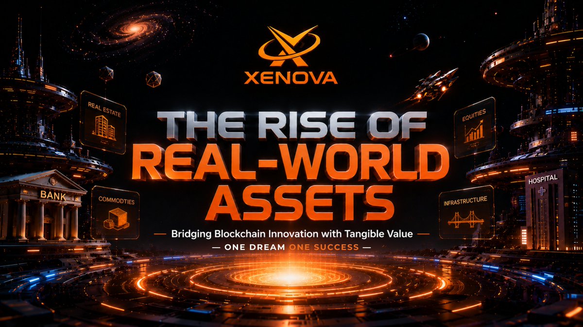 Xenova_web3's tweet photo. Speculation creates attention.
Real utility creates value.

Web3 is entering a new chapter—
where real-world assets become part of the blockchain economy.

#RWA #RealWorldAssets #Web3 #XENOVA https://t.co/PJmILvIgBz