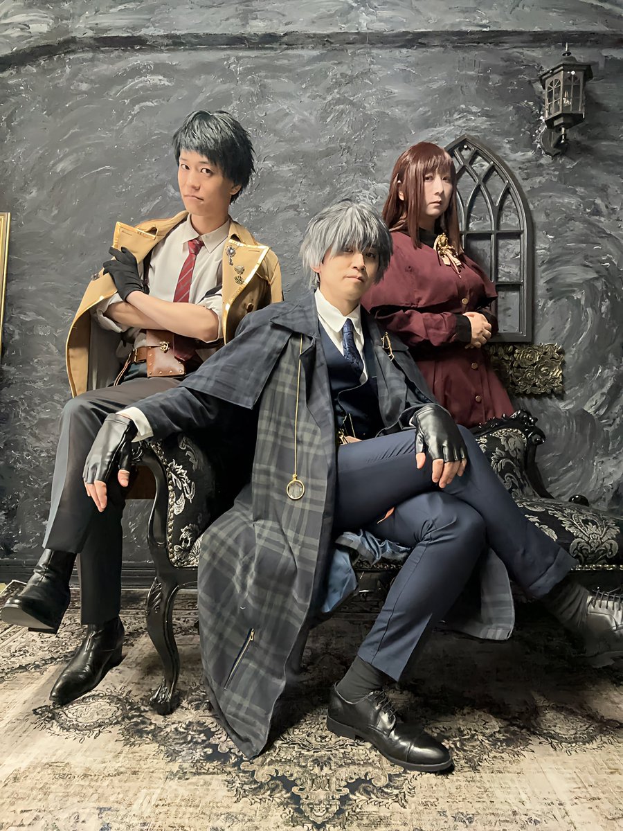 PLAnetariumdotY's tweet photo. 【メインビジュアル公開】

2026年8月29日(土)〜30日(日)
PLAnetarium.Y
「NightFall Masquerade」

探偵：ルーサー・アッシュフォード
星名優星 @99jackjanne 

刑事：ダミアン・グレイヴス
おっち @occhi_smile0125 

情報屋：リアム・エイヴリー
立華つばき @Tatibana_Tubaki 

それぞれのメインビジュアルはまた1人ずつ公開します！

#プラワイ
#ナイマス
#イマーシブシアター