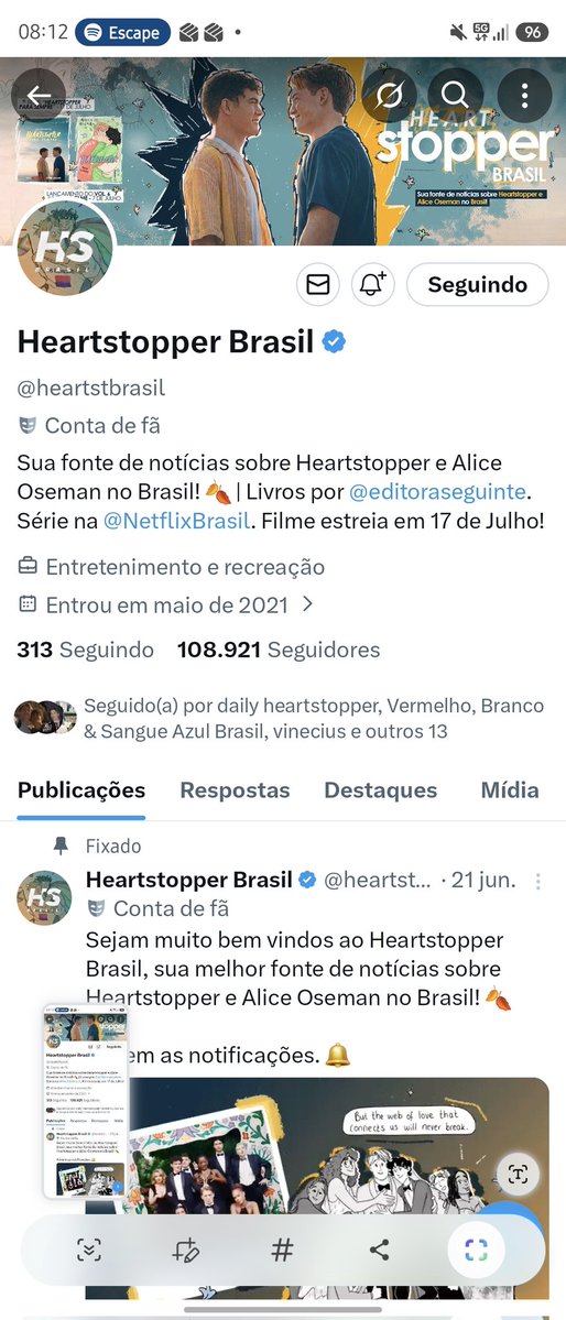 GABEDEIROS's tweet photo. @heartstbrasil @editoraseguinte #HeartstopperParaSempre https://t.co/V2eHLGxleu