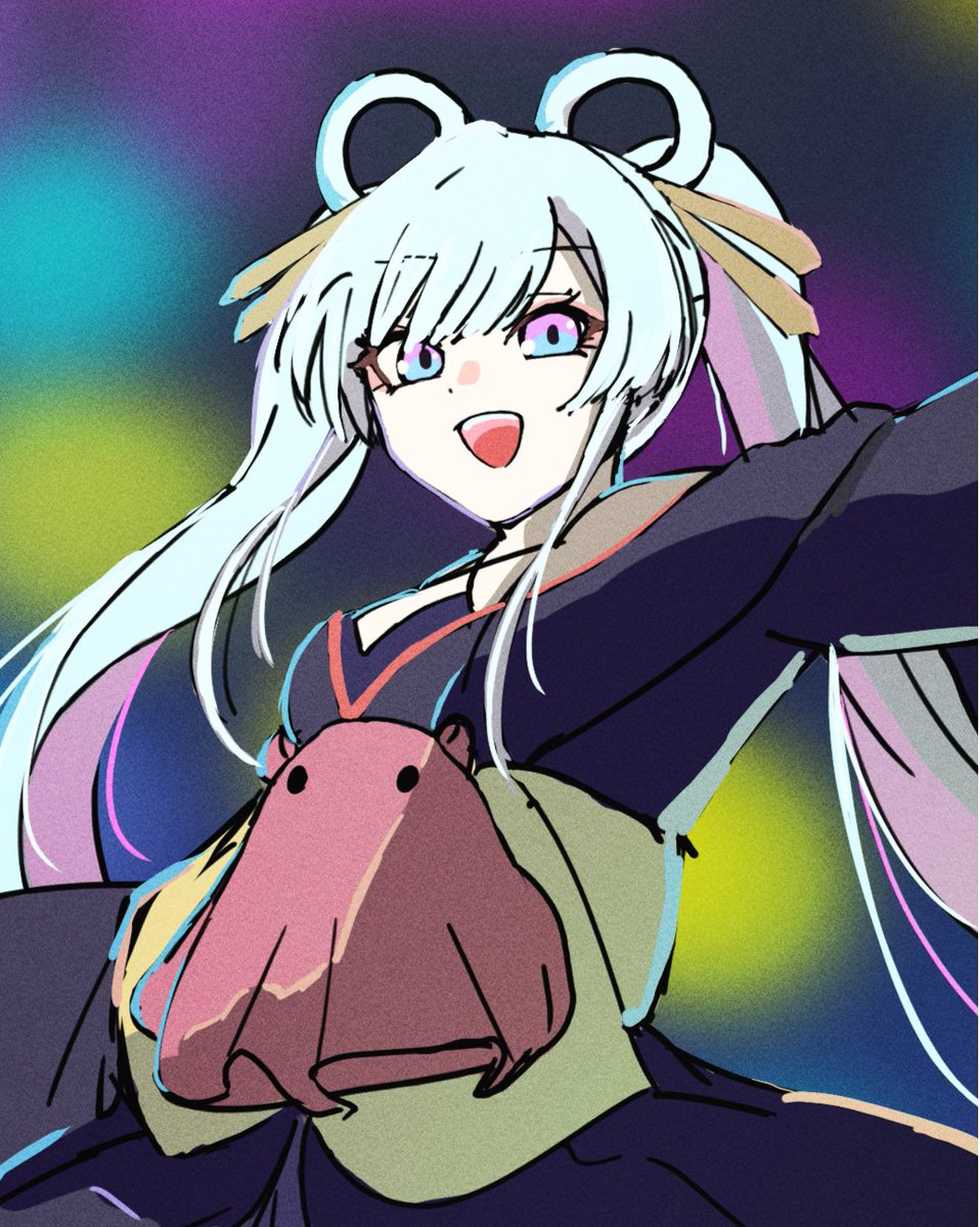 一日一絵 5日目 #超かぐや姫 月見ヤチヨ