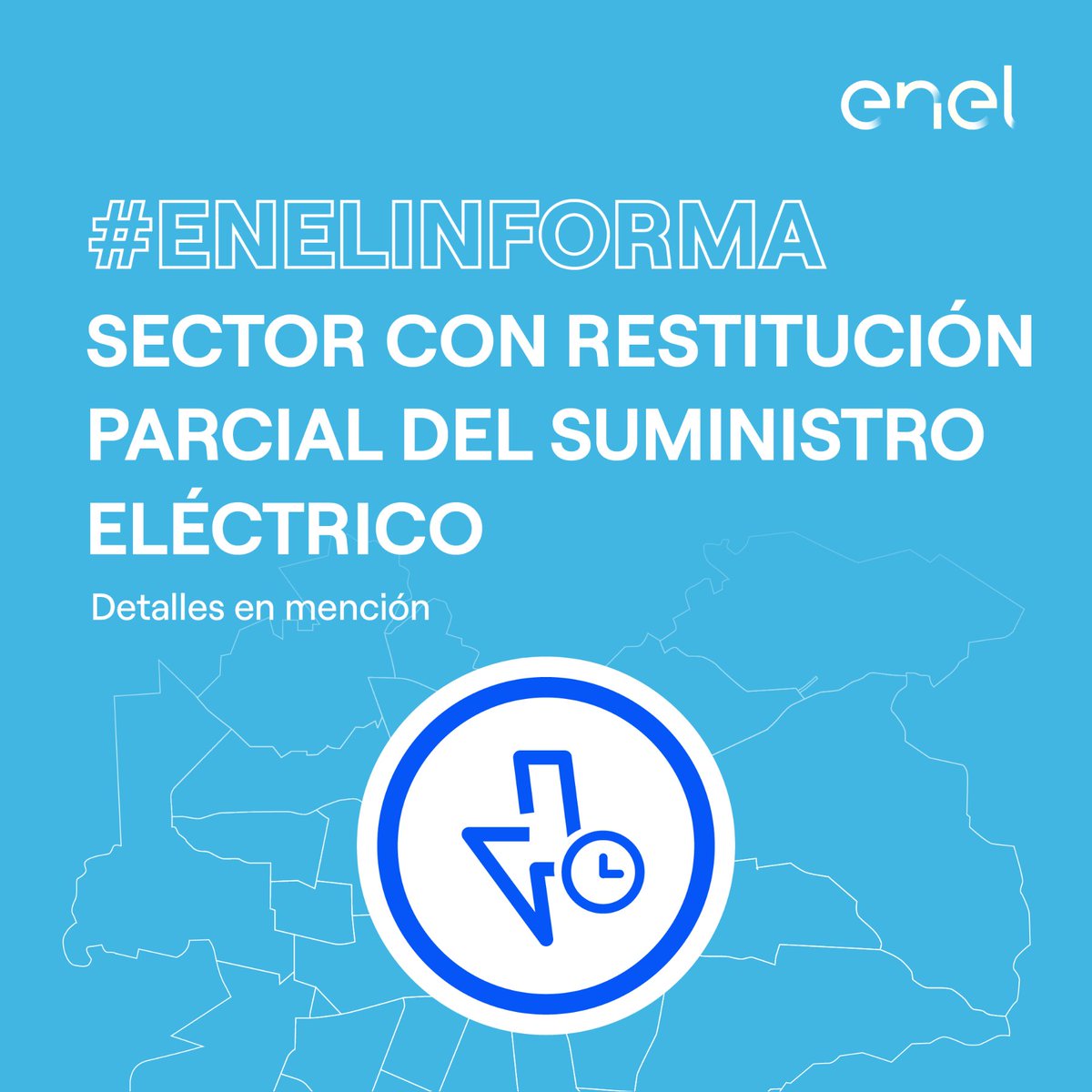 Enel_Informa_CL's tweet photo. [07:13] Informamos que dada la complejidad del #CorteDeEnergía en sector desde San Ignacio de Loyola hasta San Isidro en comuna de Santiago, la normalización total del suministro se producirá a las 08:00 hrs. Les compartimos una imagen de las labores realizadas. Seguiremos informando.