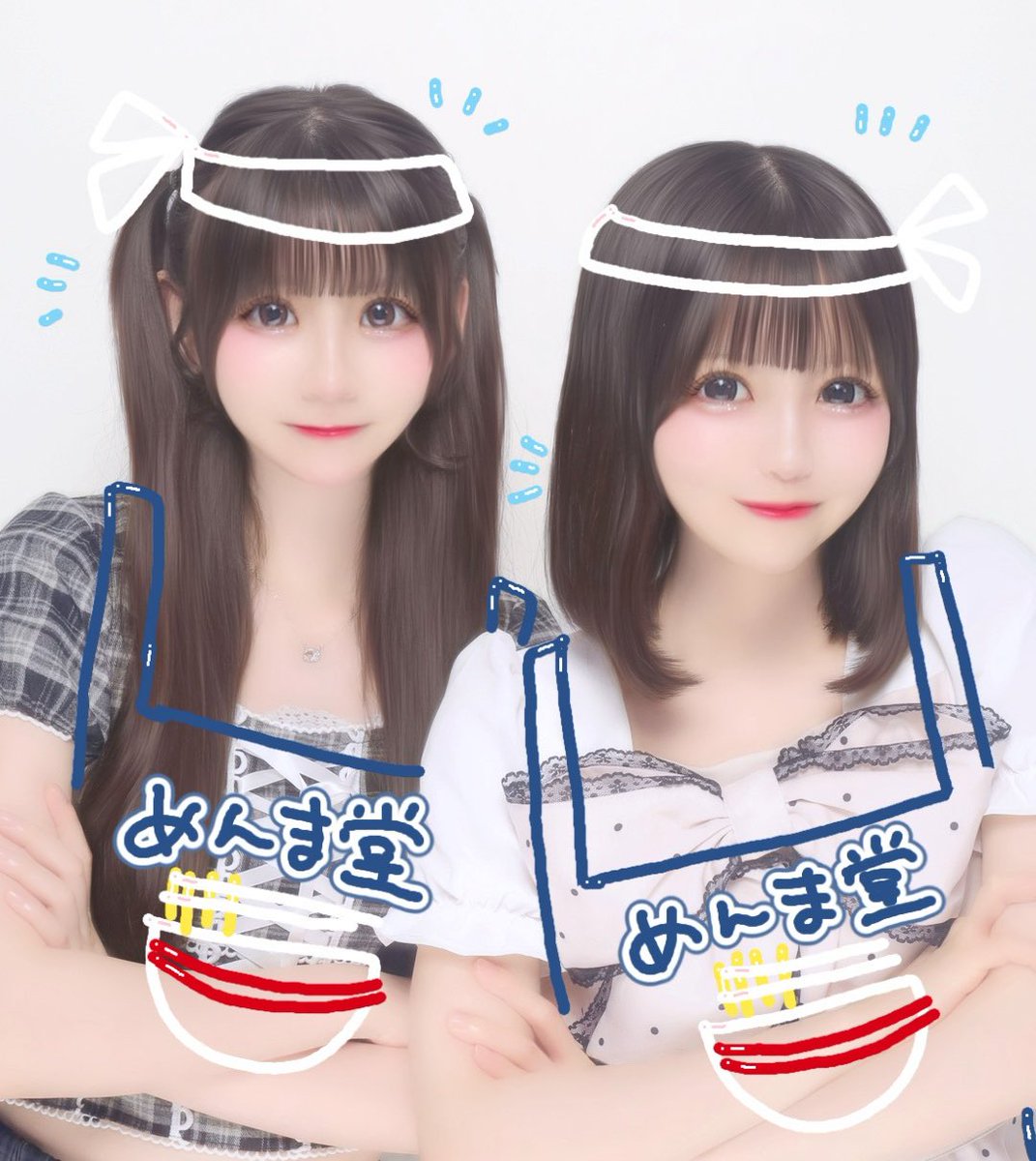 iON__kuria_'s tweet photo. めんま堂大成功させようね(ᵒ̴̷͈ᗨᵒ̴̶̷͈  )🤍🩵 https://t.co/EI3636MXPq