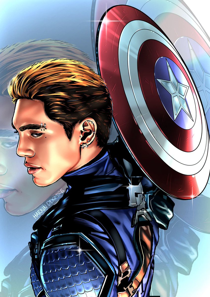 HarkinDeximire's tweet photo. Here comes the new comic Captain! 🫶
I hope you like it, my Captain Iced Americano, @stellajero_ ☕

#SB19 #SB19_STELL #FanArt #DigitalArt #CaptainAmerica https://t.co/KH1UyDr7xW