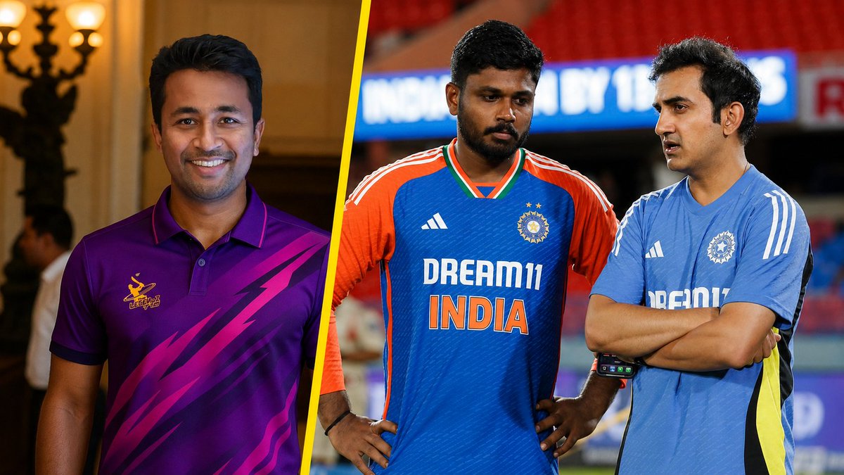 SahilSalotra1's tweet photo. 🚨Big update on Sanju Samson saga: It's not Gautam Gambhir behind Sanju's exclusion from playing 11.🚨

After the series lose against Ireland, selection head Ajit Agarkar (Sanju Hater) contacted the top BCCI officials against Sanju's selection and with the help of officials (another Sanju haters) sent Prgyan Ojha to England where Prgyan pressured Gambhir to drop Sanju Samson and add Vaibhav Suryavanshi in playing 11...