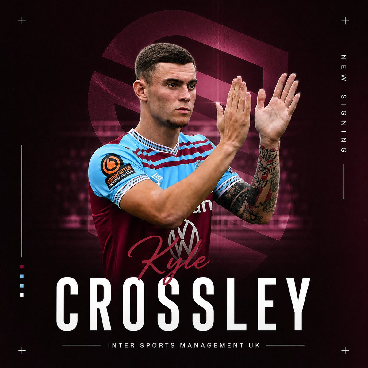 InterSportsUK1's tweet photo. 𝙉𝙚𝙬 𝙎𝙞𝙜𝙣𝙞𝙣𝙜! ✍ 
 
We are delighted to welcome South Shields player Kyle Crossley to Inter Sports Management UK. 
 
All of us at ISM UK are looking forward to working with you ✨ 
 
#kylecrossley #southshieldsfc #ismuk #intersportsmanagementuk https://t.co/tYI5WVAcpe