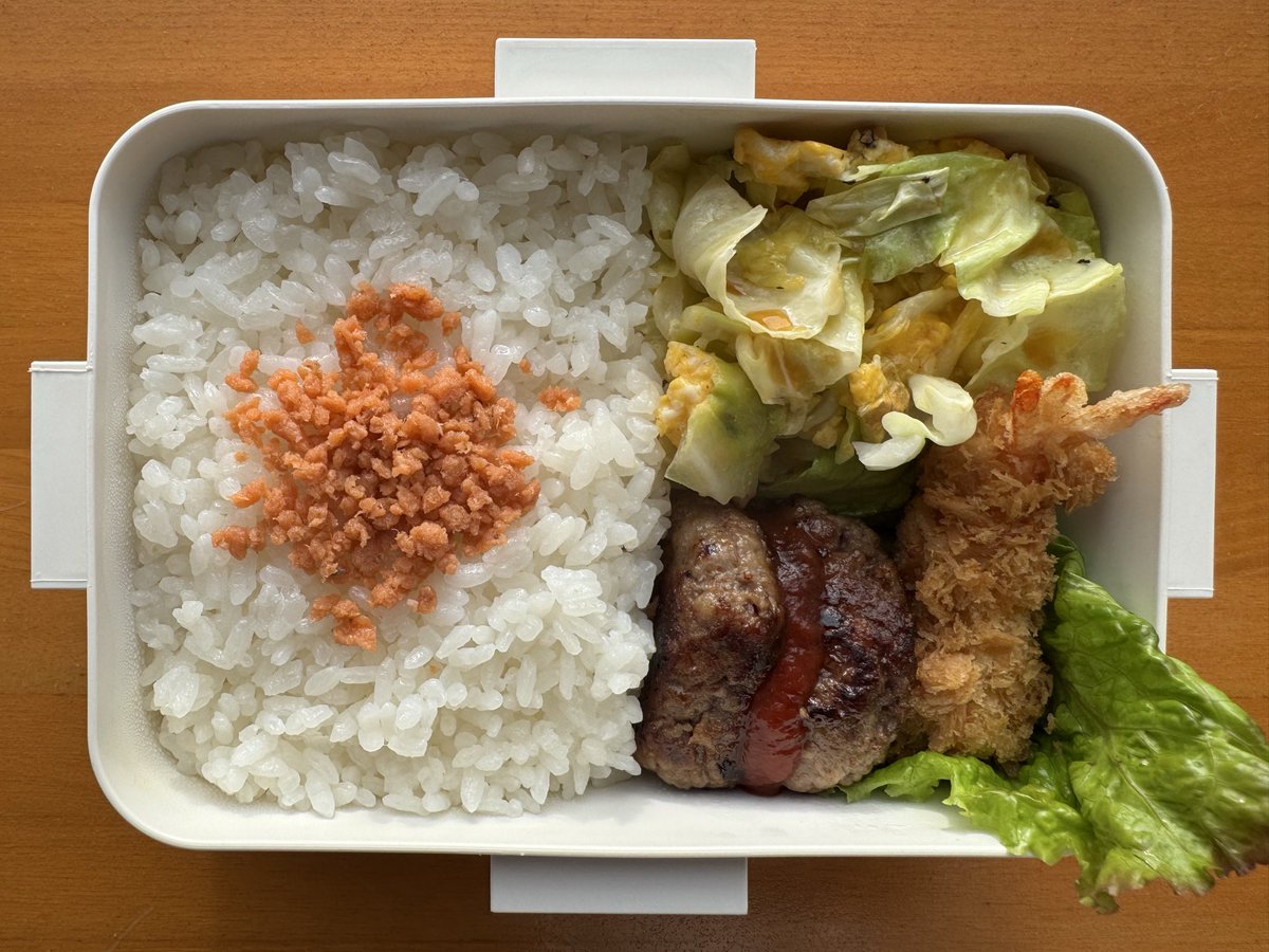 ART20220618's tweet photo. 昨日のハンバーグ残しといてん。
#obentou https://t.co/y6MAZ7a2rP