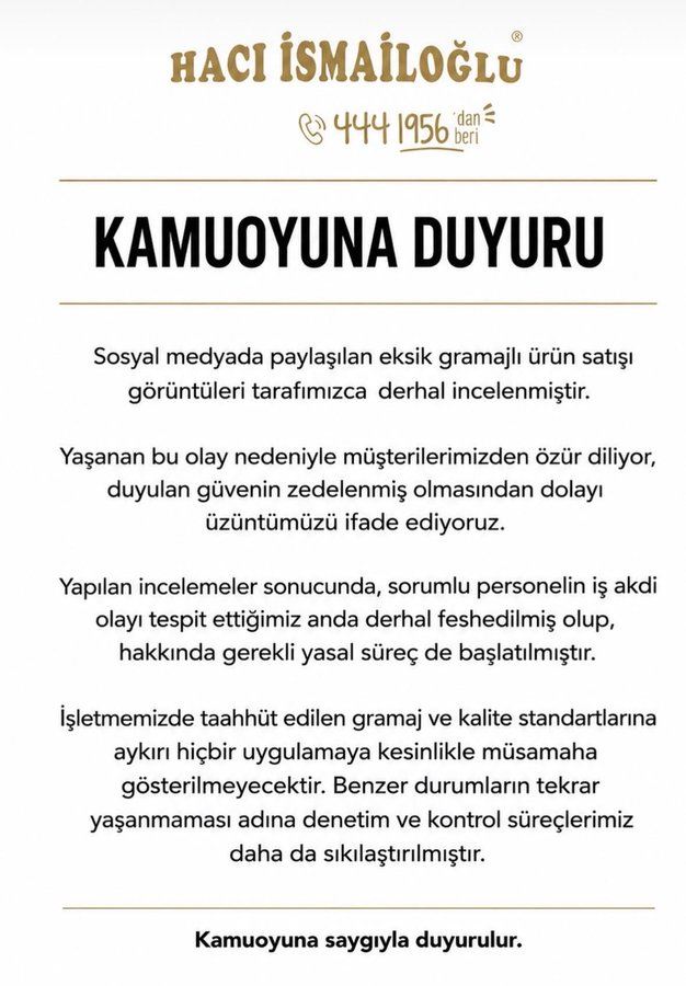 turkoshitp0st's tweet photo. Bu firma bu skandala çalışanları işten çıkararak yanıt vermiş... Lan sanki eksik tatlıyı adamlar cebine attı patronlar söylemiştir öyle yapmışlardır işte sizde vicdan yok mu https://t.co/lZDPyxko7I