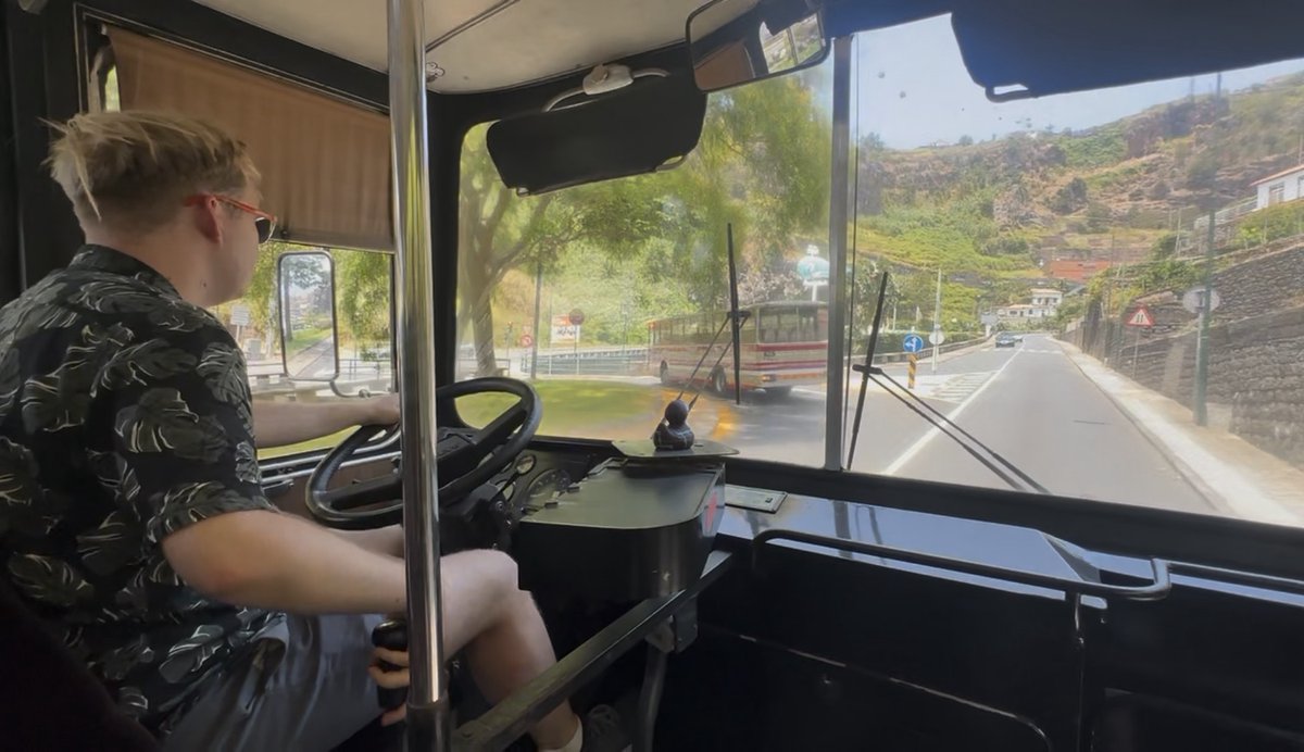Ticketer_UK's tweet photo. What makes the #TicketerDifference when it comes to its people? ๐ค
We think a big part of it stems from a genuine passion for our industry, as demonstrated by #TicketerCustomerSuccess Director George Green, who spent his second holiday of 2026 travelling to Madeira to check-out more buses to add to his collection! ๐
Now, the key question he doesn't yet know the answer to: where to keep his growing fleet?! ๐คฃ