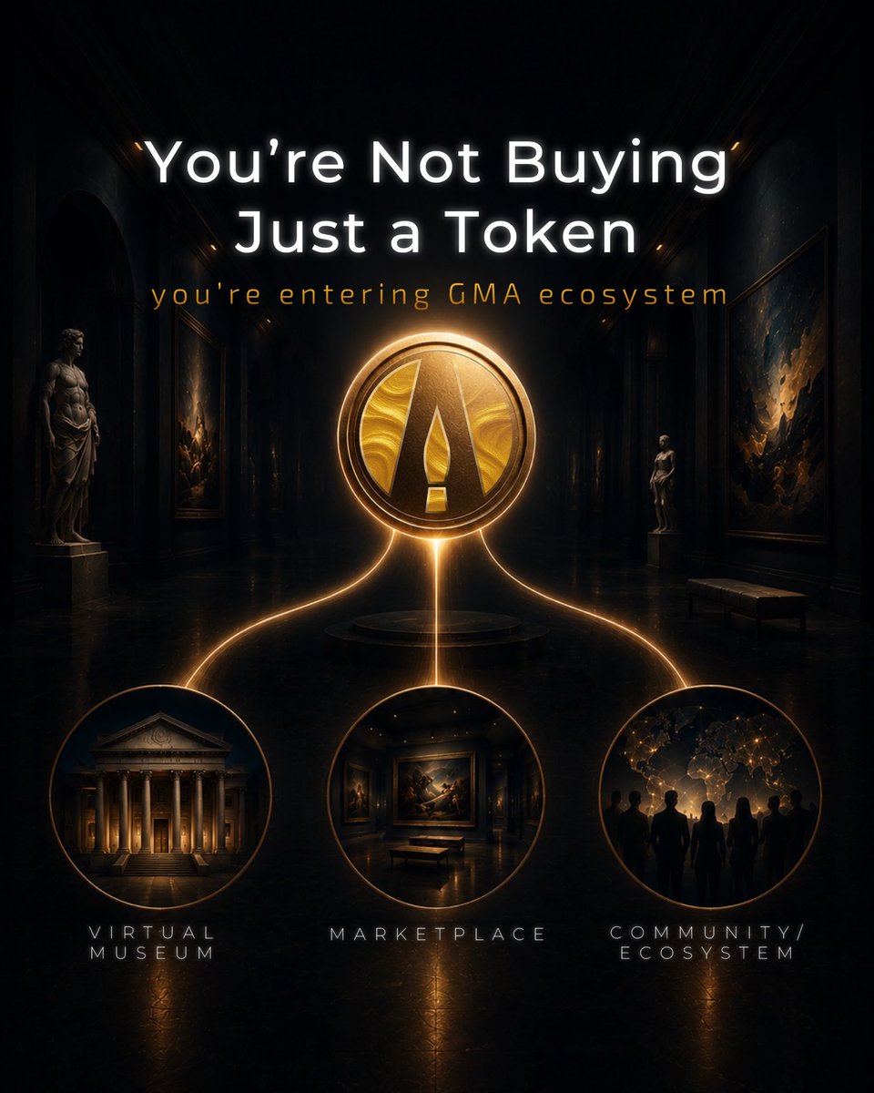 gmartification's tweet photo. Buying a token is one thing.

Investing in an ecosystem is another.

Artenis (ATNS) is designed to support the growing GMA ecosystem, where fine art, blockchain, and digital ownership come together.

The question isn’t only:

“What is the token worth today?”
👇🏾 https://t.co/d7fgpqZVct