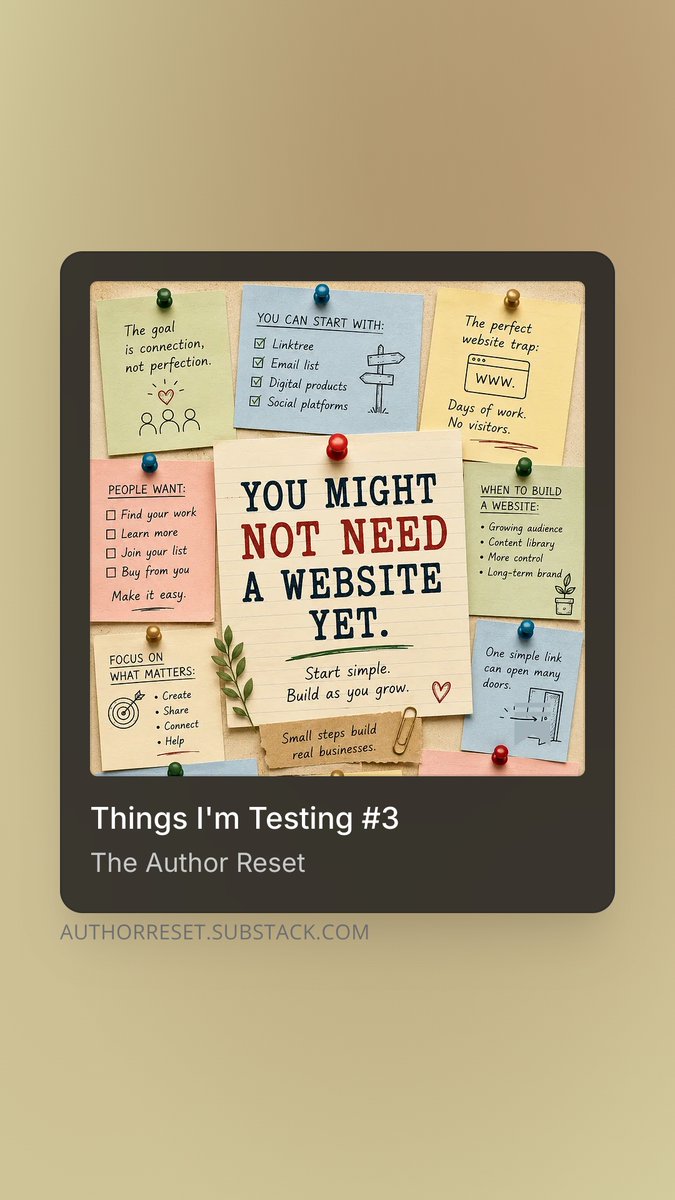 CatsPajamasNote's tweet photo. Things I'm Testing #3 https://t.co/15j9KnTd1r
#writingcommunity #writers #writerbusiness #authorreset https://t.co/E3LpDvlIqq