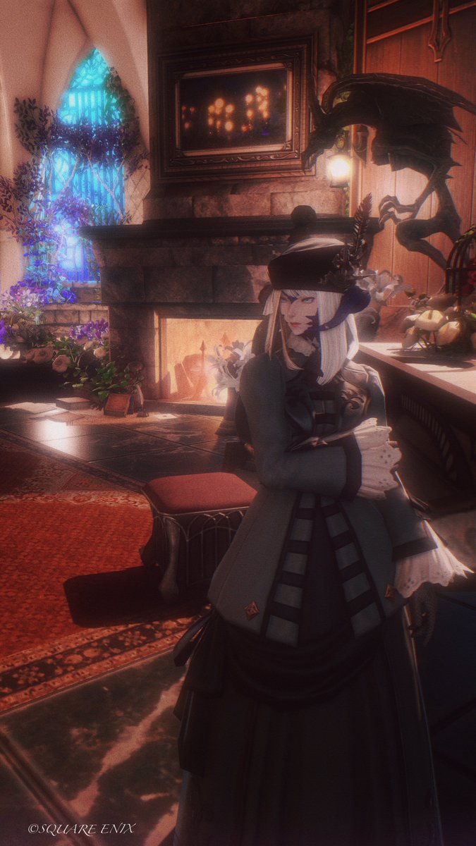 CrowF_FFXIV's tweet photo. とても大好きな雰囲気の素敵なお部屋でした☺️
住みたい…⸜❤︎⸝‍

#MiyaAtelier #FF14
#薄明館GothicLounge https://t.co/ljx9wpSgxq