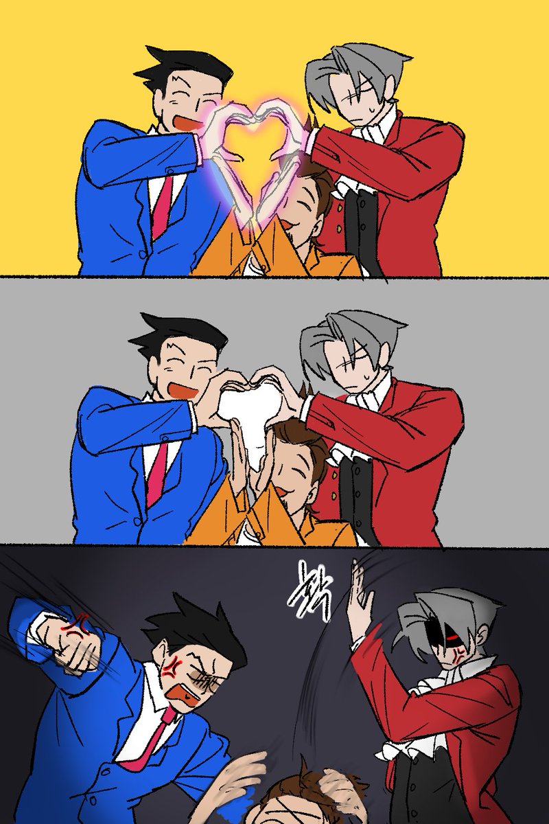 Ot33_bee's tweet photo. #AceAttorney
삼색조 트레짤 https://t.co/YyKDo3kksx