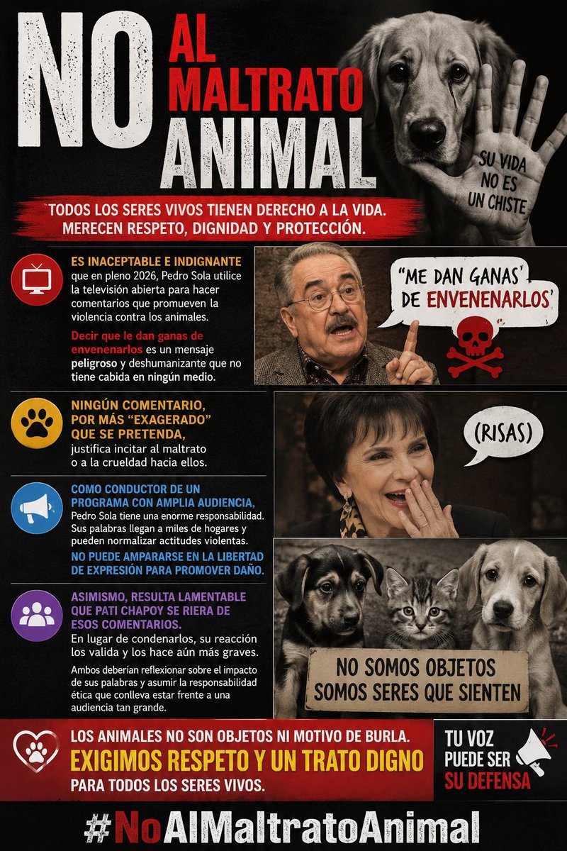 PAK8REDTACTICA's tweet photo. @cuentaconmigo01 #NoAlMaltratoAnimal https://t.co/3neK5bXMga
