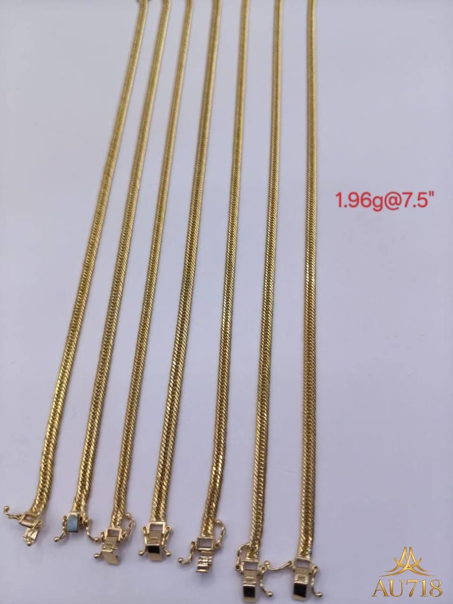 au718goldstore's tweet photo. Luxury isn't loud—it shines.
Discover our premium 18K gold bracelets, designed with precision and finished to perfection.
AU718 | Authentic Gold. Timeless Excellence.
#GoldBracelet #LuxuryJewelry #AuthenticGold #FineJewelry https://t.co/NkYBy11AlM