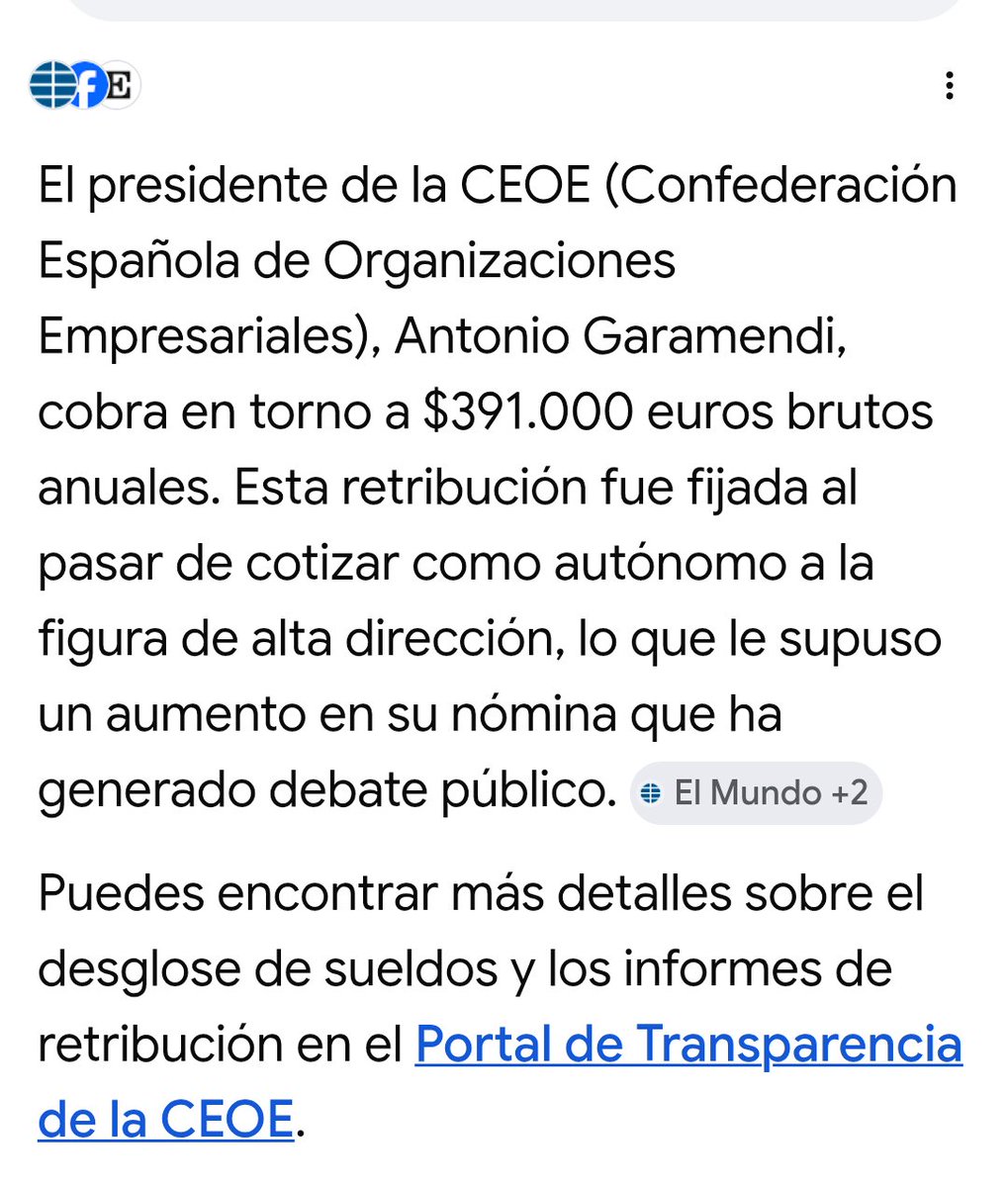 mandrilar's tweet photo. Feijóo sé une a  Garamendi y Feijóo se va al País Vasco al círculo dé empresarios vascos
para hacer amigos y entrar en Moncloa 

Por otro lado Garamendi no quiere hablar sí el cobro 1.134 es un salario digno 

¿Cuanto gana Garamendi?

¿Cuanto gana Feijóo sin hacer nada Y piarla?. https://t.co/bAJKwVtjtb