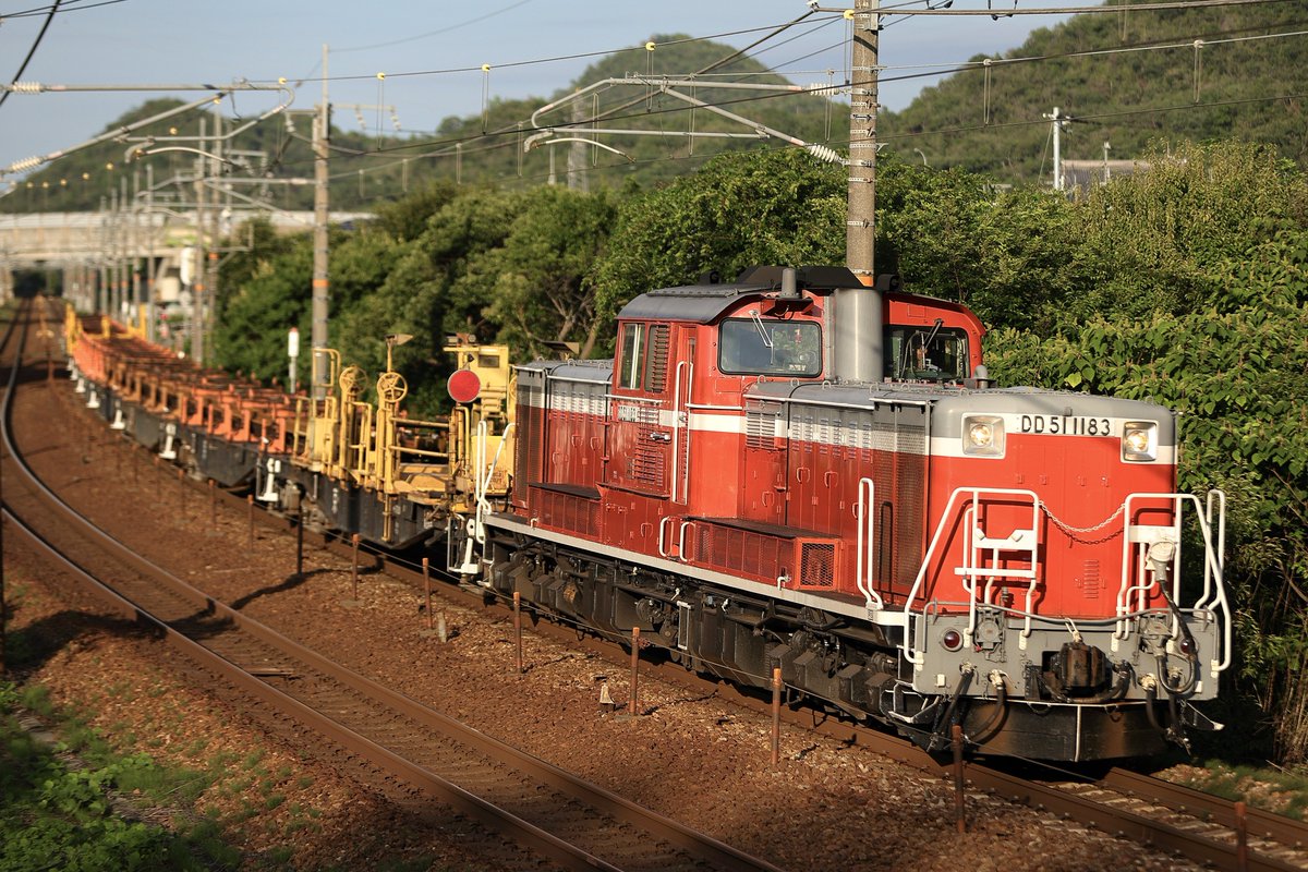 2026年7月8日、工9389 DD51 1183+ロンチキ12両を撮影しました。 今日は
