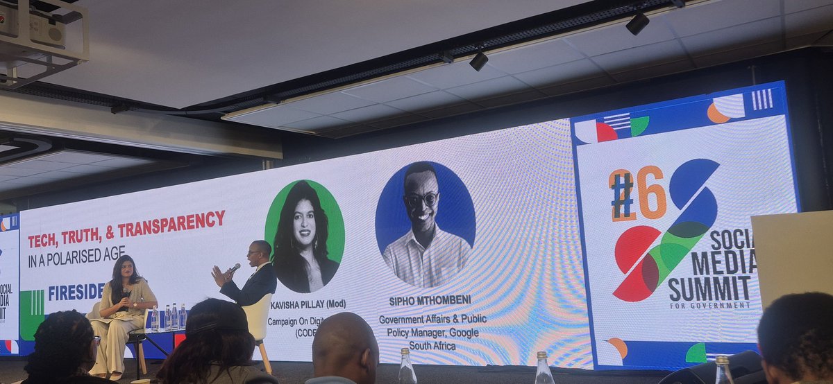 10_G_Way's tweet photo. Great points from the fireside chat with Sipho from Google, technology  needs to meet people where they are in order to ensure that information and platforms are authoritative and trustworthy. But all that needs Expertise and experience #SMS4GOV #SocialMediaSummit4Gov https://t.co/W54Va8nRI0