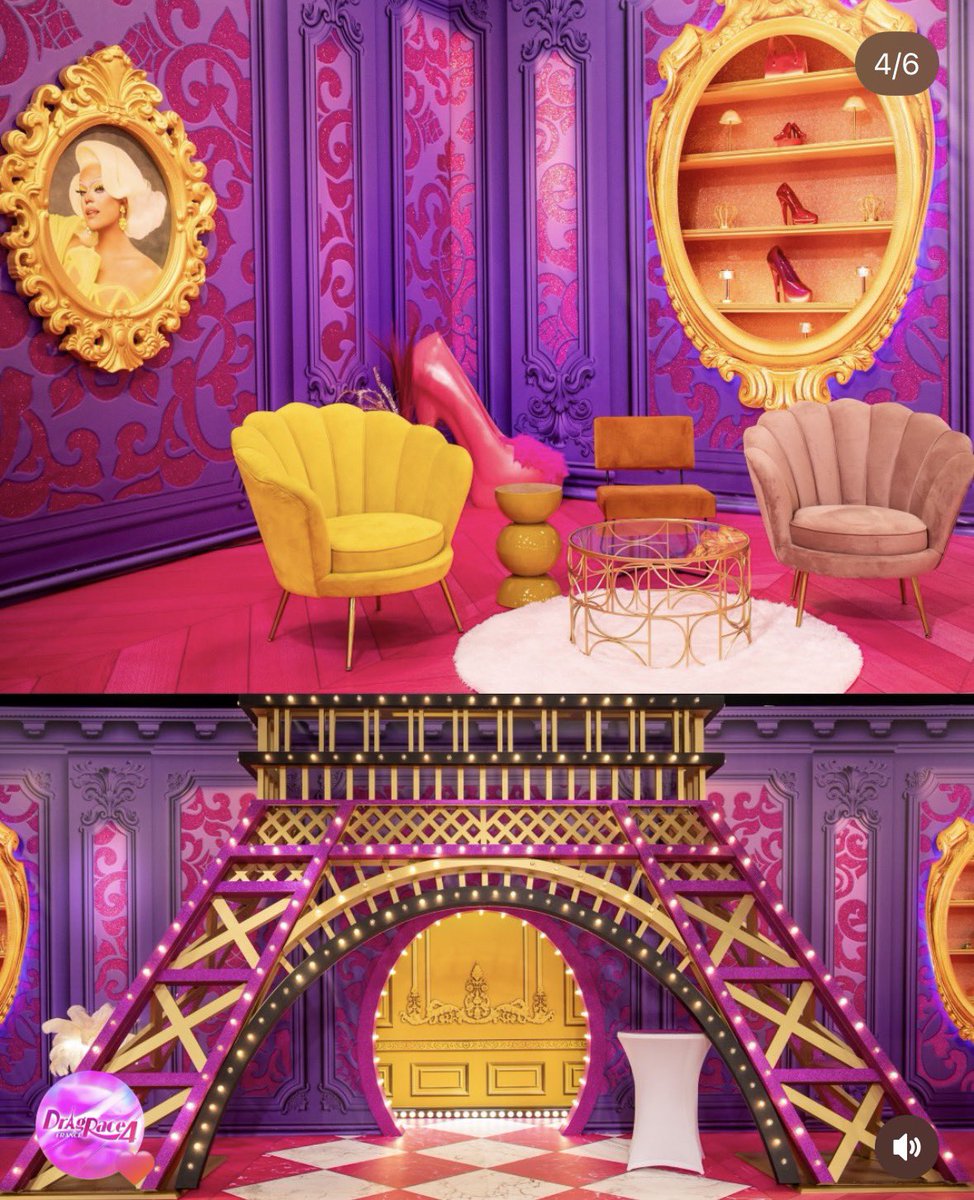 mascarayde's tweet photo. the new werkroom of drag race france!!! https://t.co/9ivMAclLjy