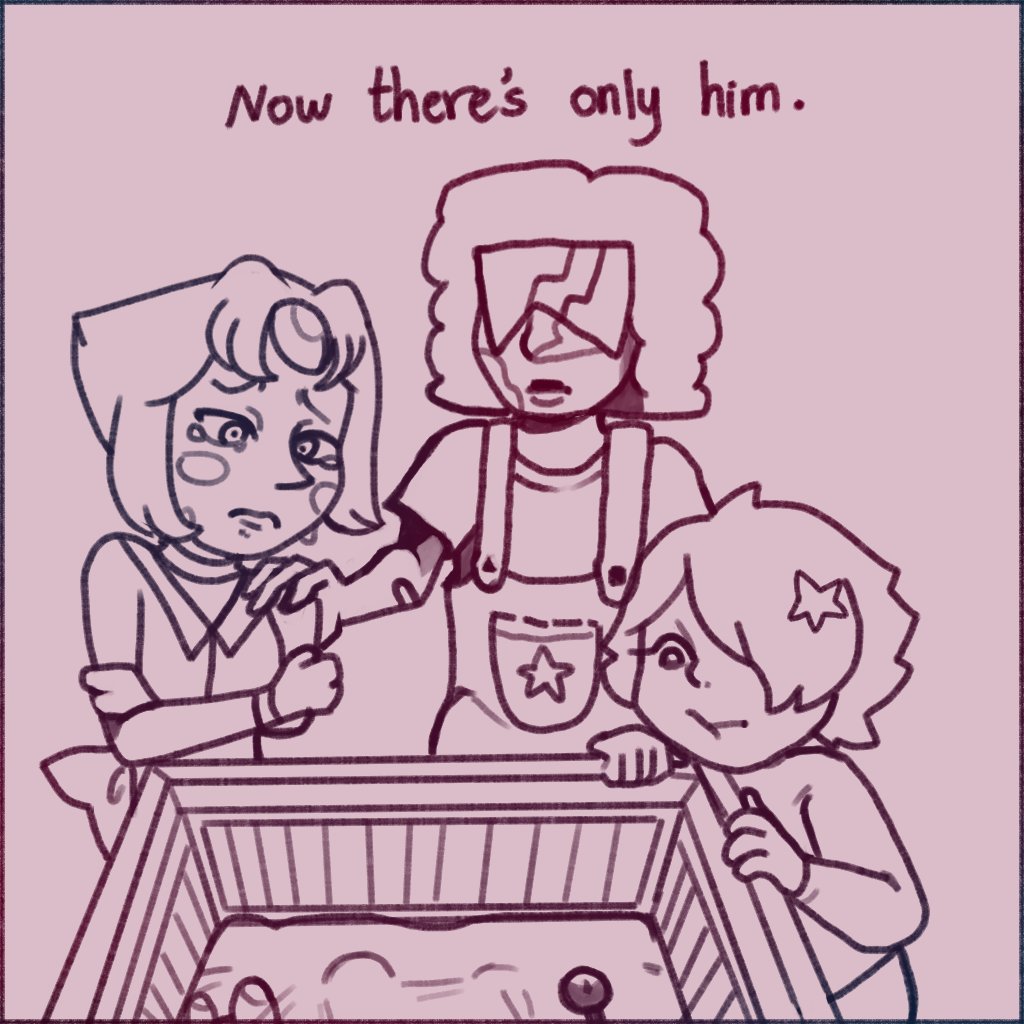 Petrifiedsapph's tweet photo. #stevenuniverse Part 1:
A withered Rose's last gift.

(steven universe baby AU) https://t.co/Py9d11tUvl
