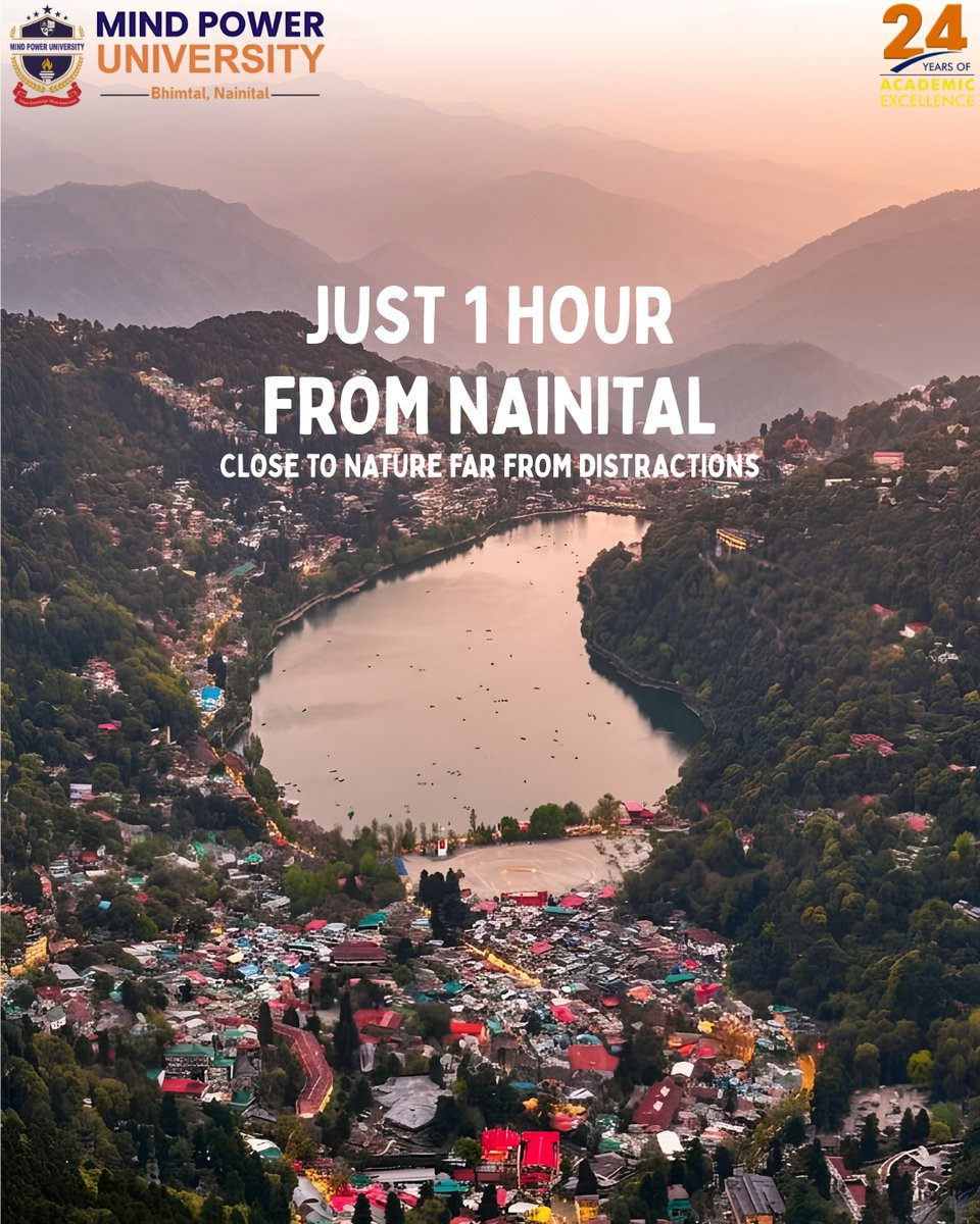 MindPowerU21510's tweet photo. One University. Endless Possibilities.

Beautiful surroundings, AI-powered learning, 50+ future-ready programs, merit scholarships, and a campus that feels like home.

Welcome to Mind Power University.

#mindpoweruniversity #mpu #admissions2026 #studyinuttarakhand #bhimtal https://t.co/90ervSDUKP