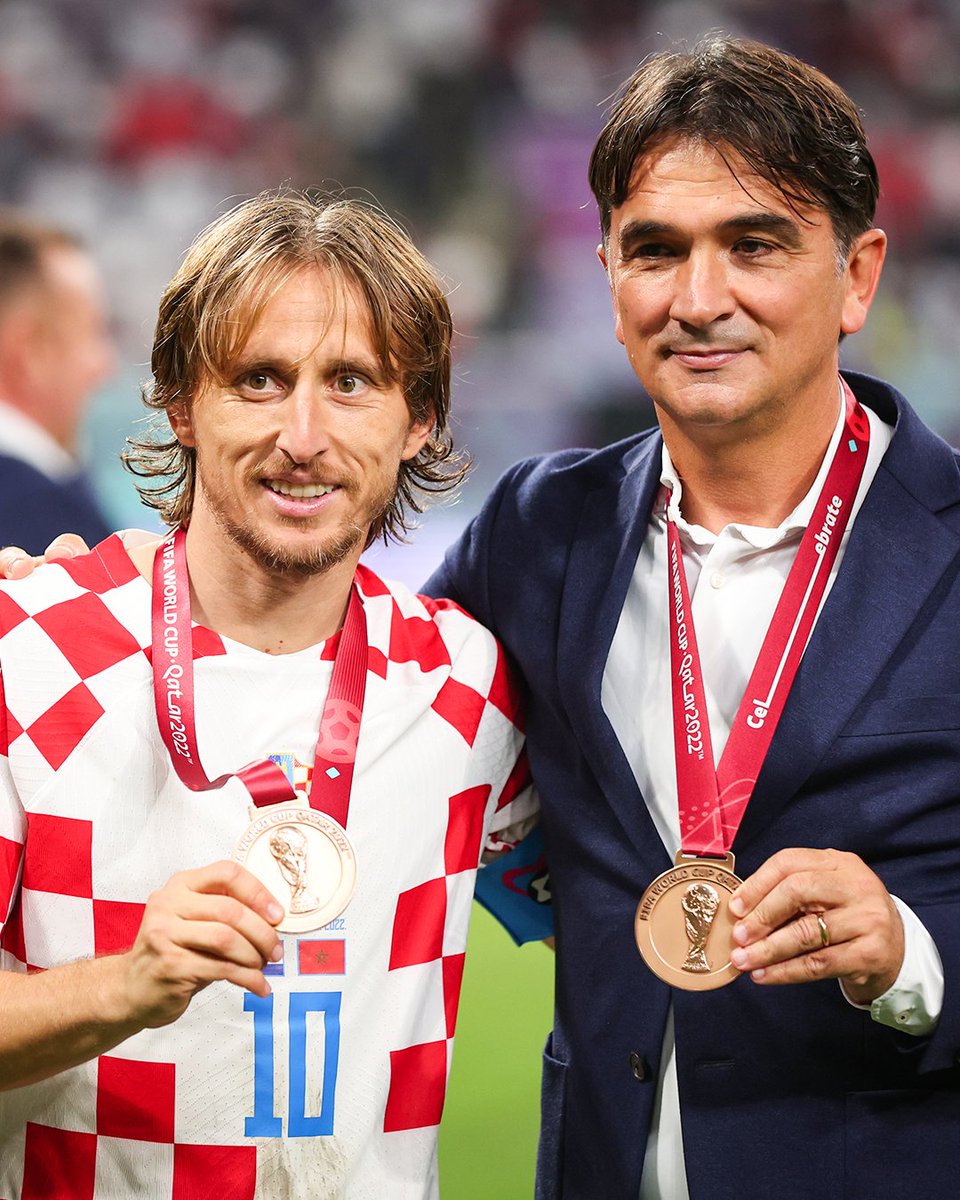 brfootball's tweet photo. Croatia announce that head coach Zlatko Dalić is leaving after nearly nine years in charge.

He led the nation to a World Cup final (2018), third-place finish (2022), and a Nations League final (2023).

An incredible tenure 🇭🇷 https://t.co/inQRf3xjuW
