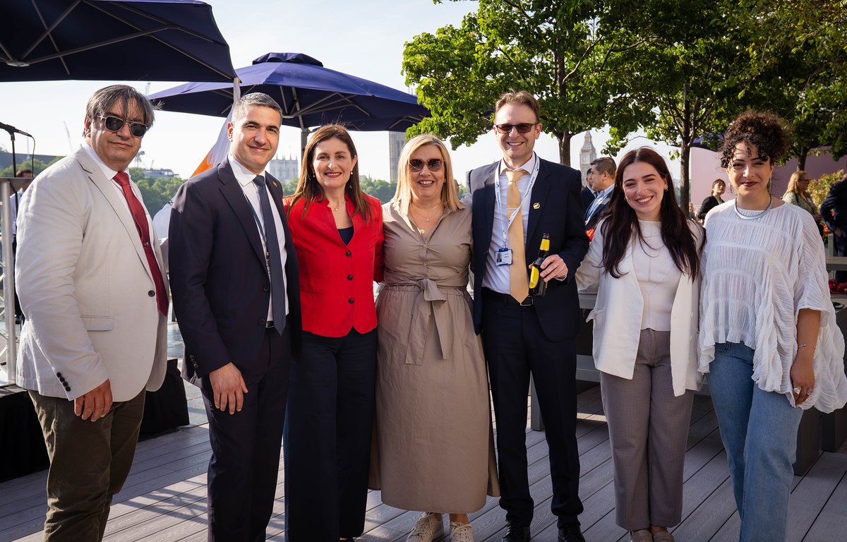 maritimeCyprus's tweet photo. IMO Headquarters 🇬🇧
The Shipping Deputy Minister, Ms. @HadjimanoliM, attended the Cyprus Reception yesterday, organized by the Shipping Deputy Ministry at the @IMOHQ, on the sidelines of the 137th Session of the IMO Council.
@Cy_UkMaritime @CyprusInUK https://t.co/GDsylCysD2