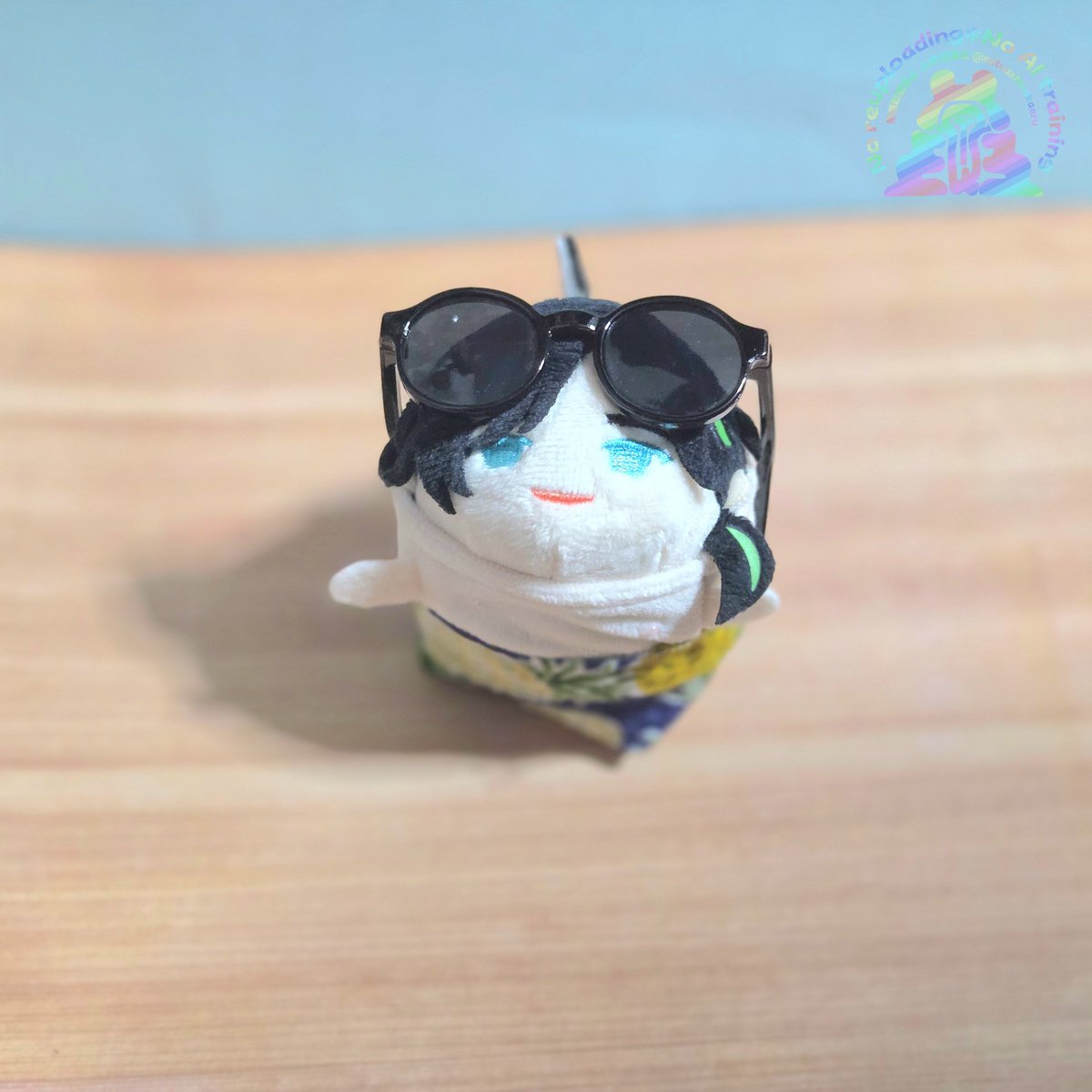 moerukaeru's tweet photo. こちらは織さん(@LivingWithMochi)からお迎えした海の男になれちゃうセット🏄‍♂️
おぱんつの色めちゃ迷ったけどやっぱりこの色にして正解!
笹もちも早速モデル立ちしてドヤ顔😎
ありがとうございました⭐ https://t.co/5KtAyvIHl5