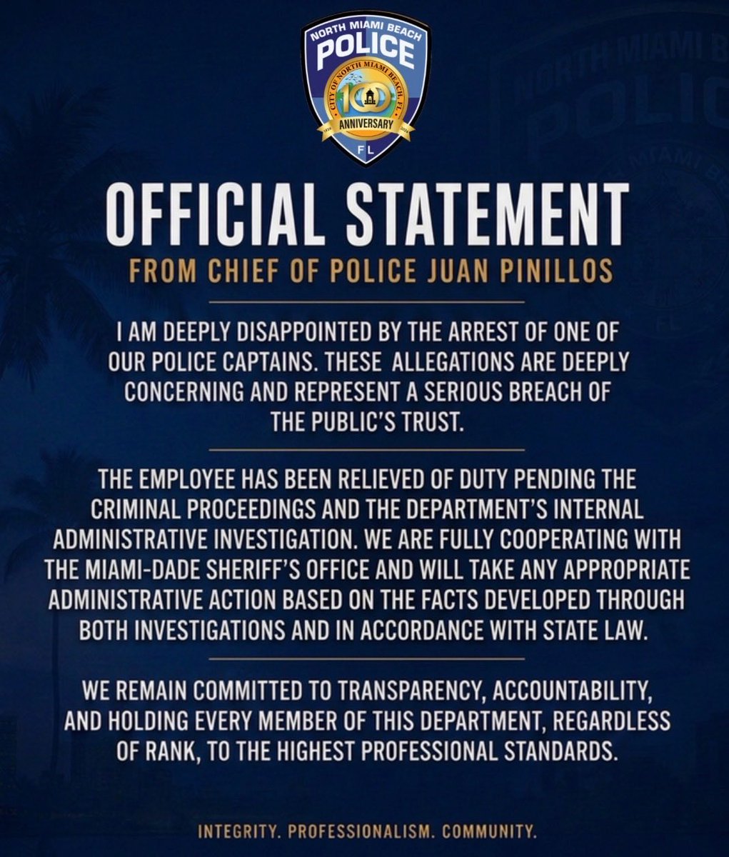 North Miami Beach PD tweet media