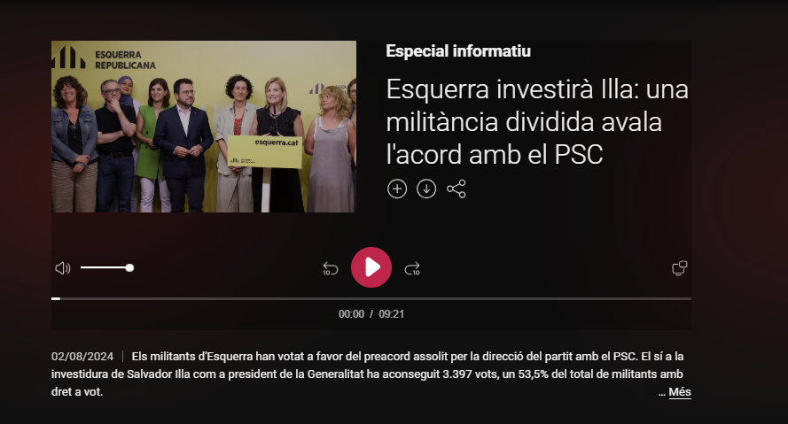 Mitra1984's tweet photo. Encara espero que els d'@Esquerra_ERC m'expliquin que van veure en aquests sicari espanyolista radical, per investir-lo president de la Generalita amb l'argument que aquest carceller era més avenç per Catalunya, que haver anat a noves eleccions o haver escollit algu de JuntsxCat. https://t.co/PLikphVUo4