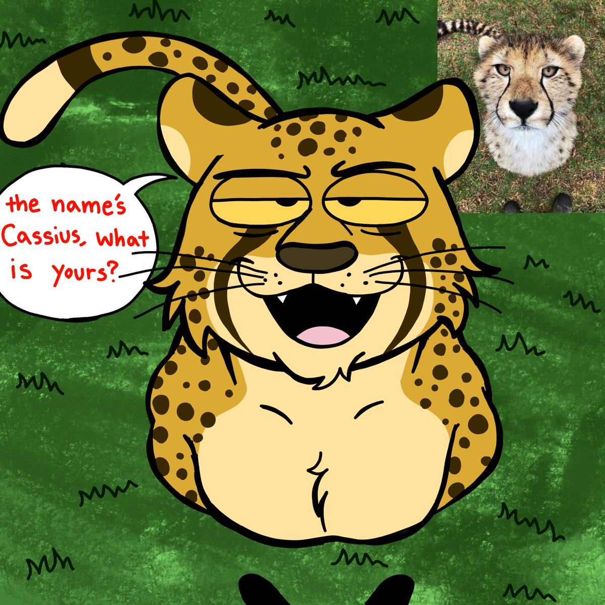 MachoCartoons's tweet photo. Cassius will freakin' purr furiously! https://t.co/ud8M7YCXAH
