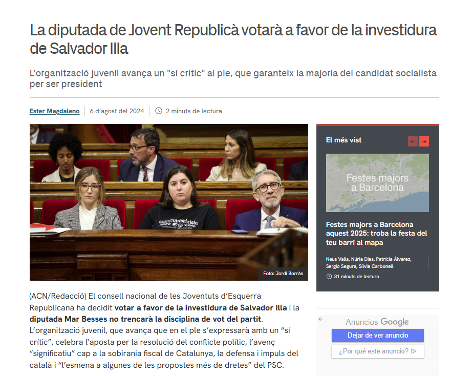 Mitra1984's tweet photo. Encara espero que els d'@Esquerra_ERC m'expliquin que van veure en aquests sicari espanyolista radical, per investir-lo president de la Generalita amb l'argument que aquest carceller era més avenç per Catalunya, que haver anat a noves eleccions o haver escollit algu de JuntsxCat. https://t.co/PLikphVUo4