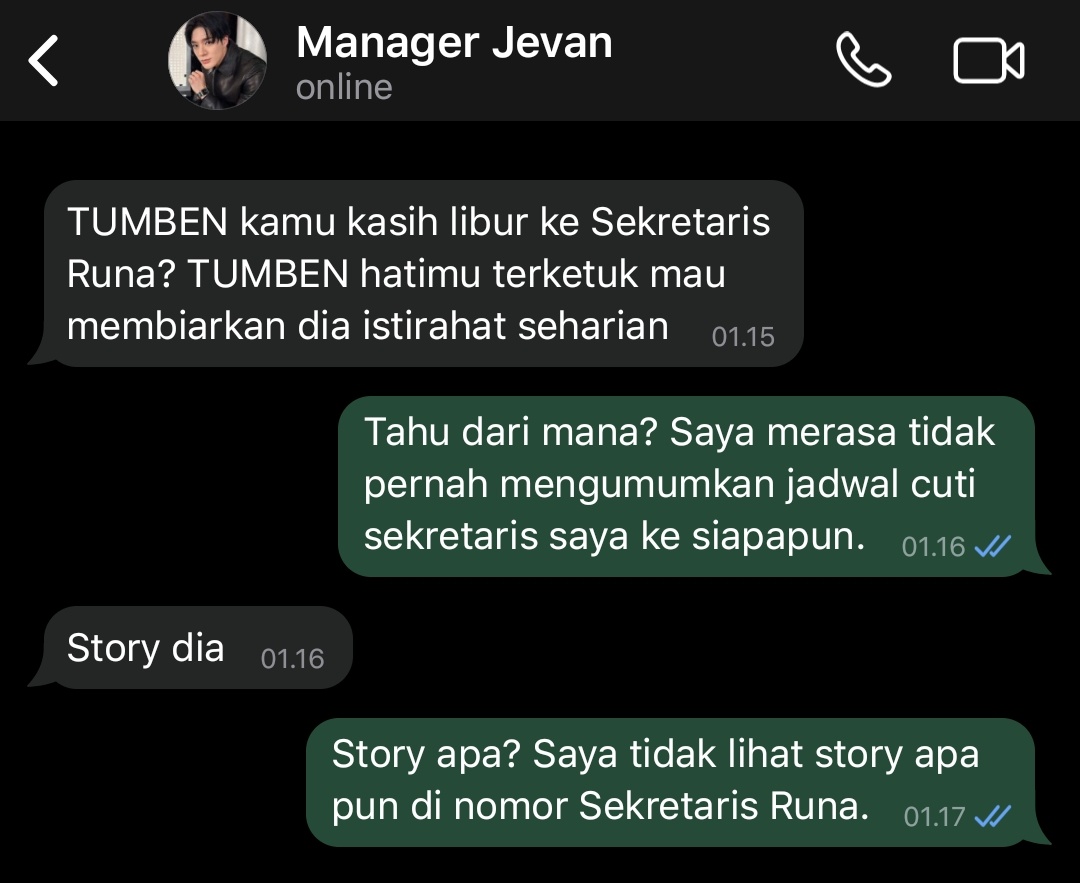 rhforme's tweet photo. day 1 hide story wa dari atasan https://t.co/Mng0tfuNIc