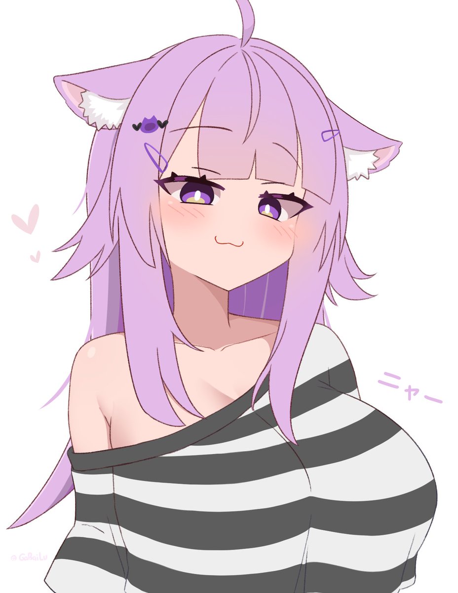GaBaiLu's tweet photo. 猫又おかゆ 🖤
#絵かゆ #ホロライブ https://t.co/2Ji1xECVA5