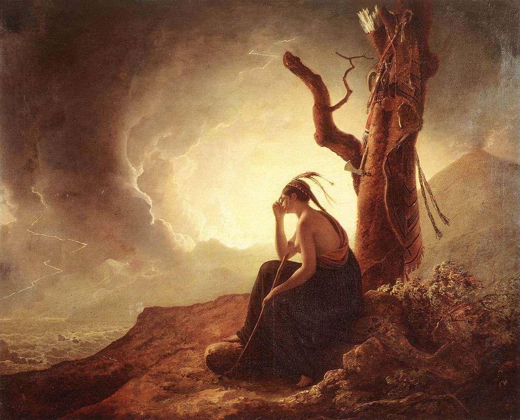 JosephWrightArt's tweet photo. Widow of an Indian Chief #artbots #wright https://t.co/t80YFZ0RbT
