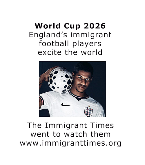 ImmigrantOrg's tweet photo. Immigrant footballers have made the England team one of the most feared in the world
#ThreeLions #EnglandTeam #TheImmigrantTimes
https://t.co/AVhgHXM9zb https://t.co/3DaiCDo94W
