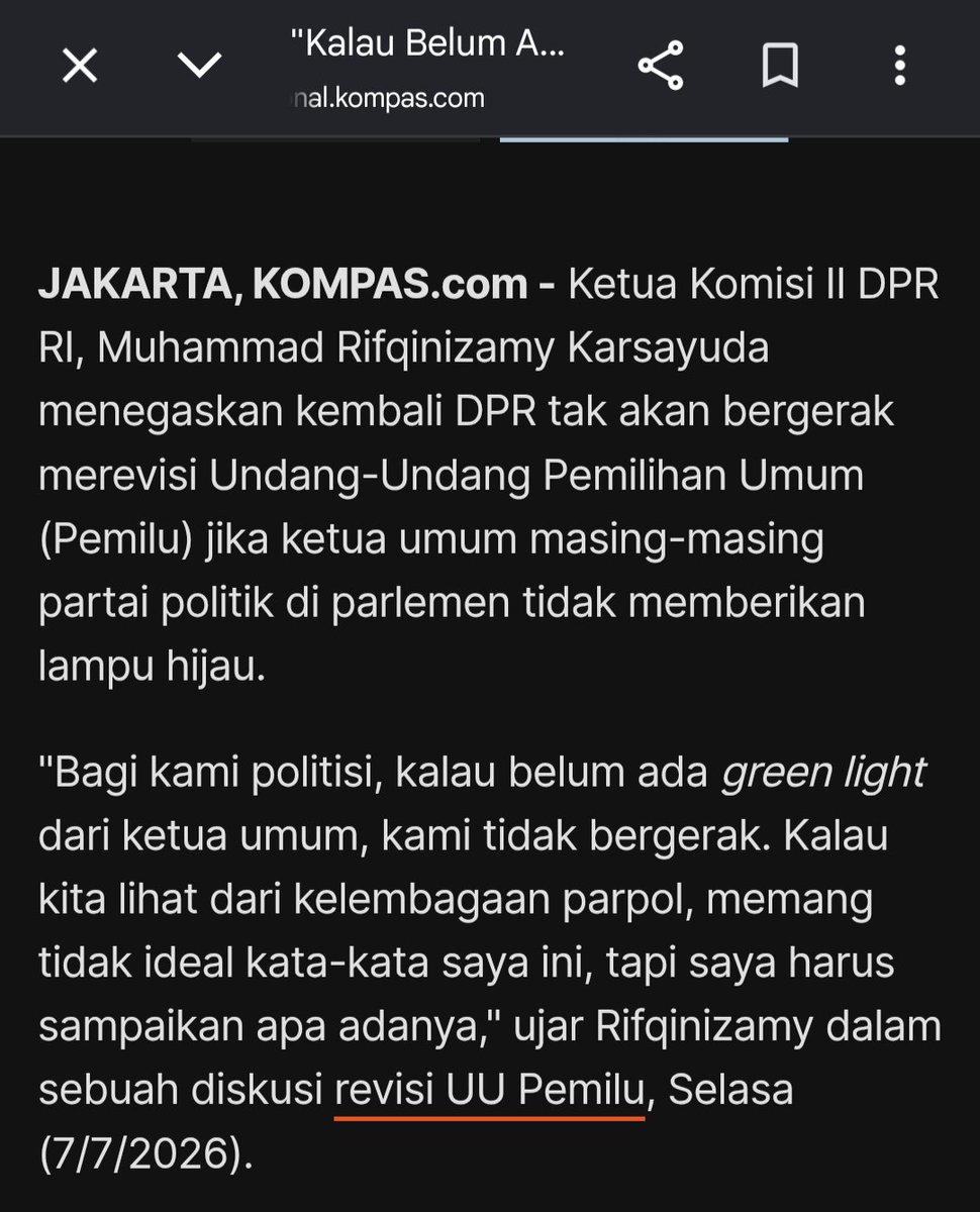 thecatkucing's tweet photo. Uda makin jelas mereka bukan mewakili rakyat, tapi mewakili ketum parpol👎 https://t.co/V80QqnFlmh