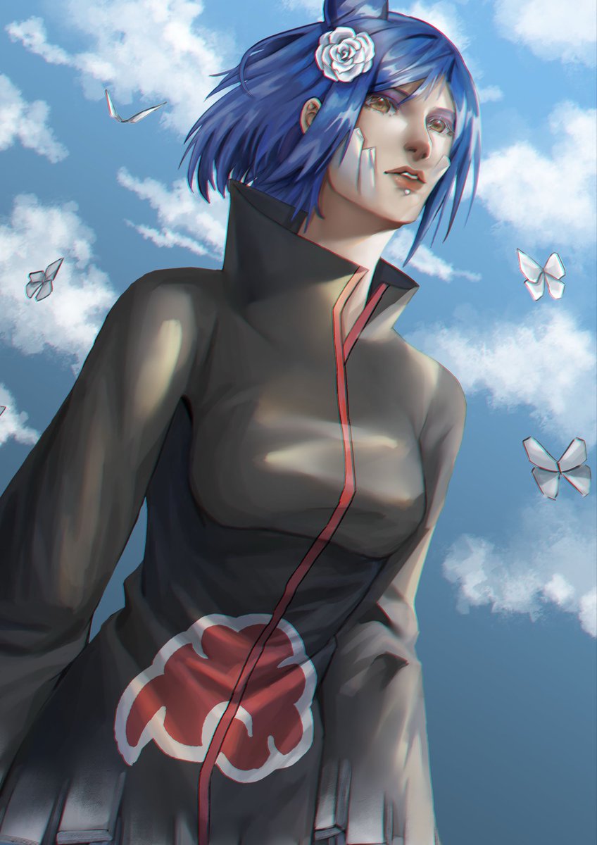 RingingSORA's tweet photo. #Naruto Konan ，this isn't AI https://t.co/IH4WN82YG1