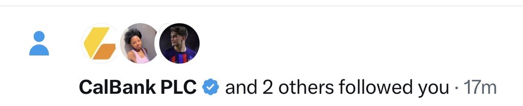 Bigbaby243's tweet photo. Cal bank followed me keh😔 hmm https://t.co/R1sVOjT89H