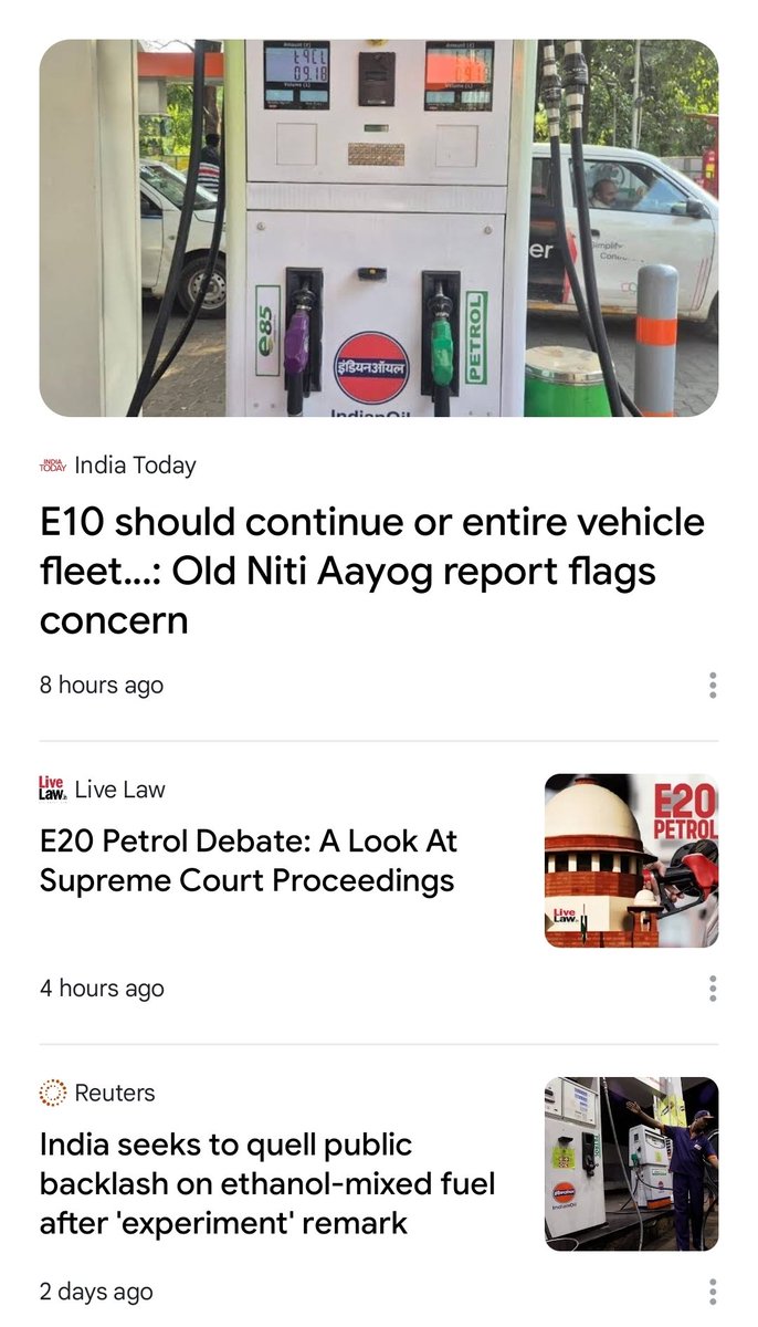 PrakashBhanus19's tweet photo. @nitin_gadkari who are you to decide the Oil policy ? What about Petrol @35 ₹ litre & who is profiteering from the fall in oil prices ? 
What was the urgency to prepone blending when majority of vehicles are not E20-compatible & why isn't option of regular petrol is not being given to the citizen's ? Decisions cannot be forced under #BetaBadhaoYojna