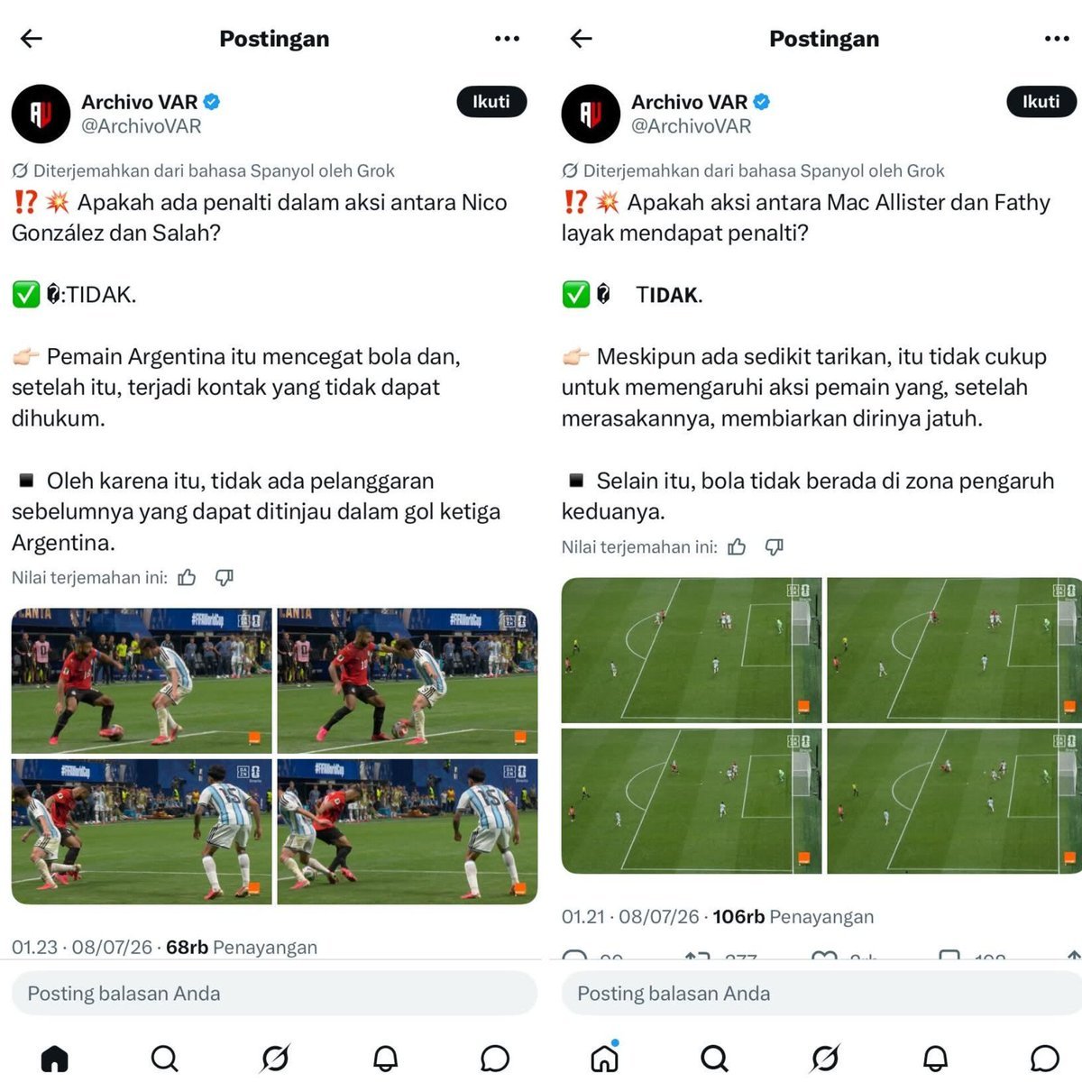 LacosteLocked's tweet photo. @ezzmo_ @anakmember0ntak bila team yang ko tak suka kalah jee rigged.. bola tak offside Croatia elokk jee https://t.co/Zf8lkl0ohd