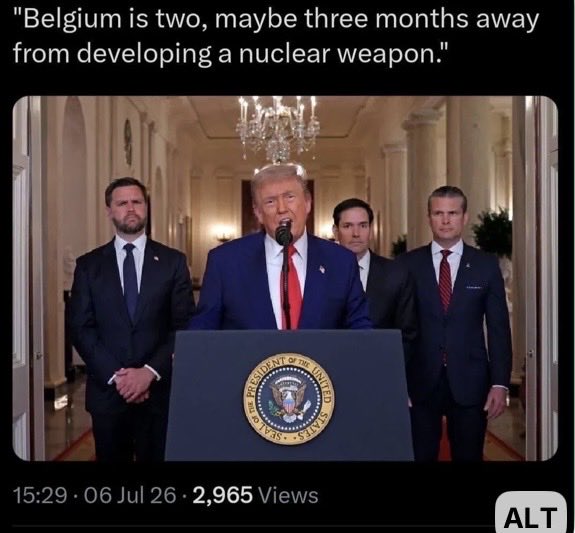 Suzierizzo1's tweet photo. He’s now talking about making a golf course out of it. https://t.co/W7jVfgSkvt